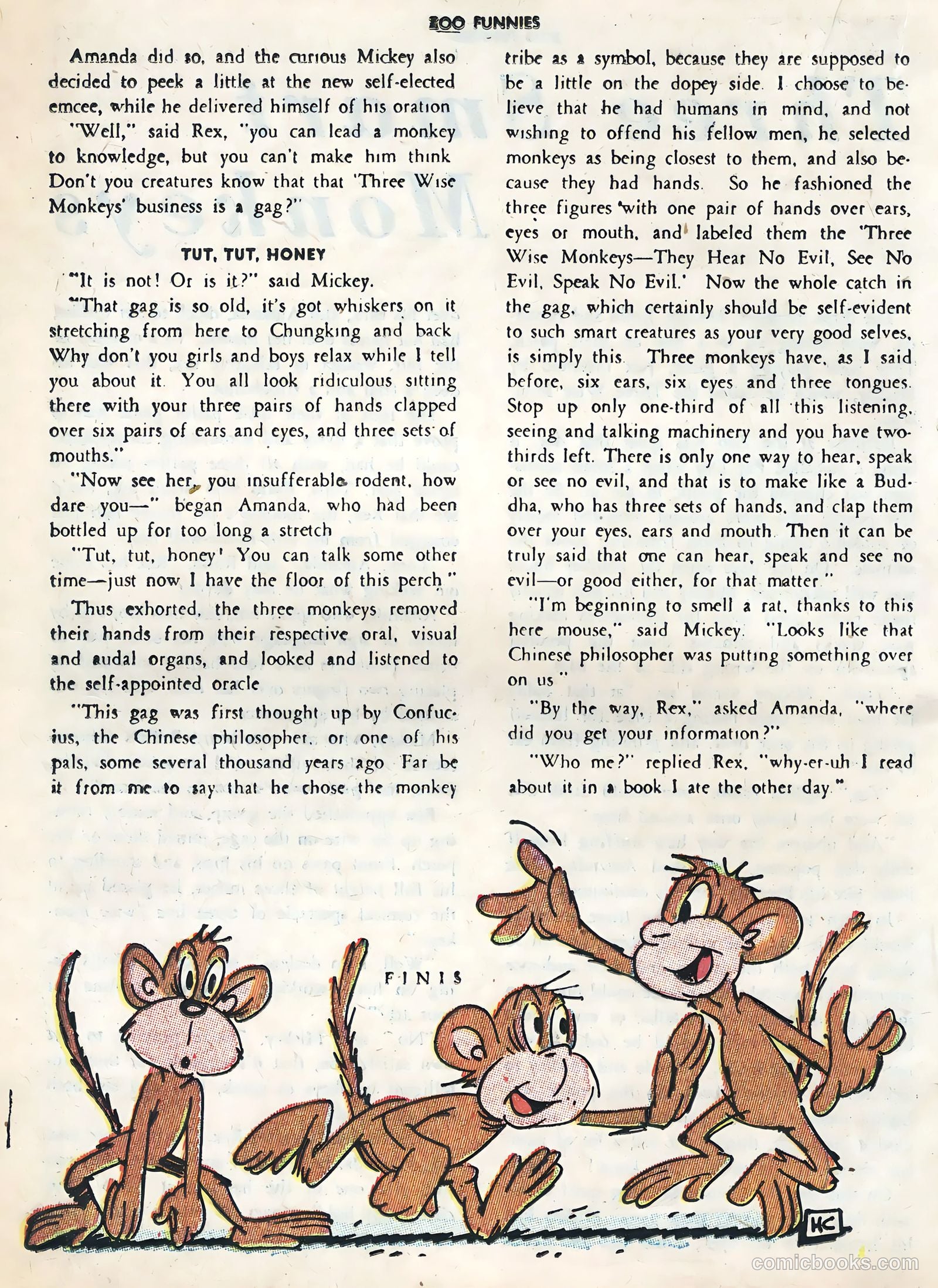 Zoo Funnies v1 #6 — page 26 of 52