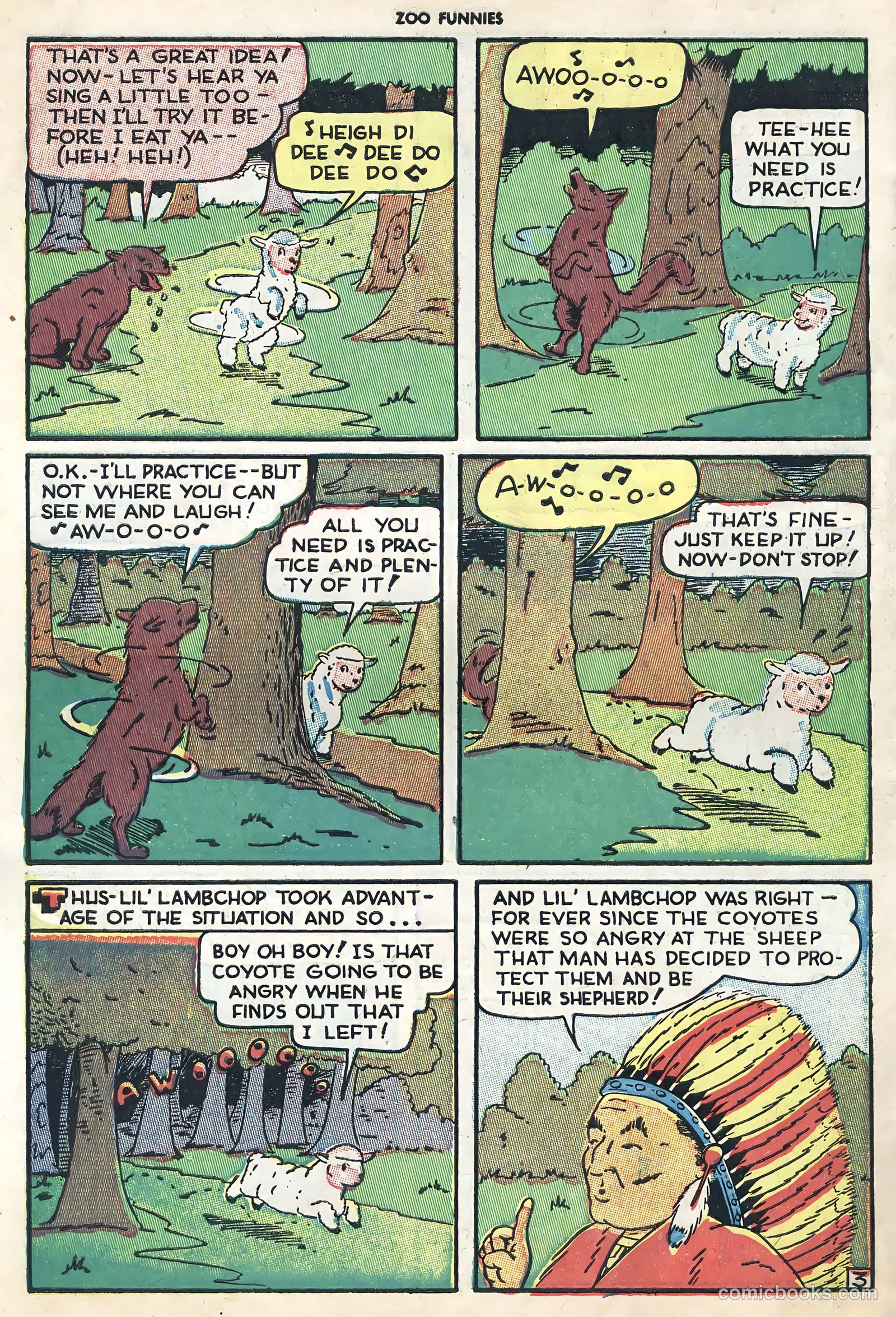 Zoo Funnies v1 #6 — page 50 of 52