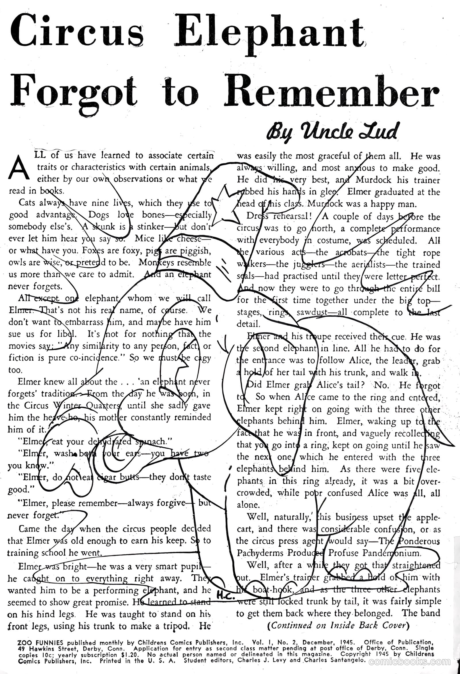 Zoo Funnies v1 #2 — page 2 of 52