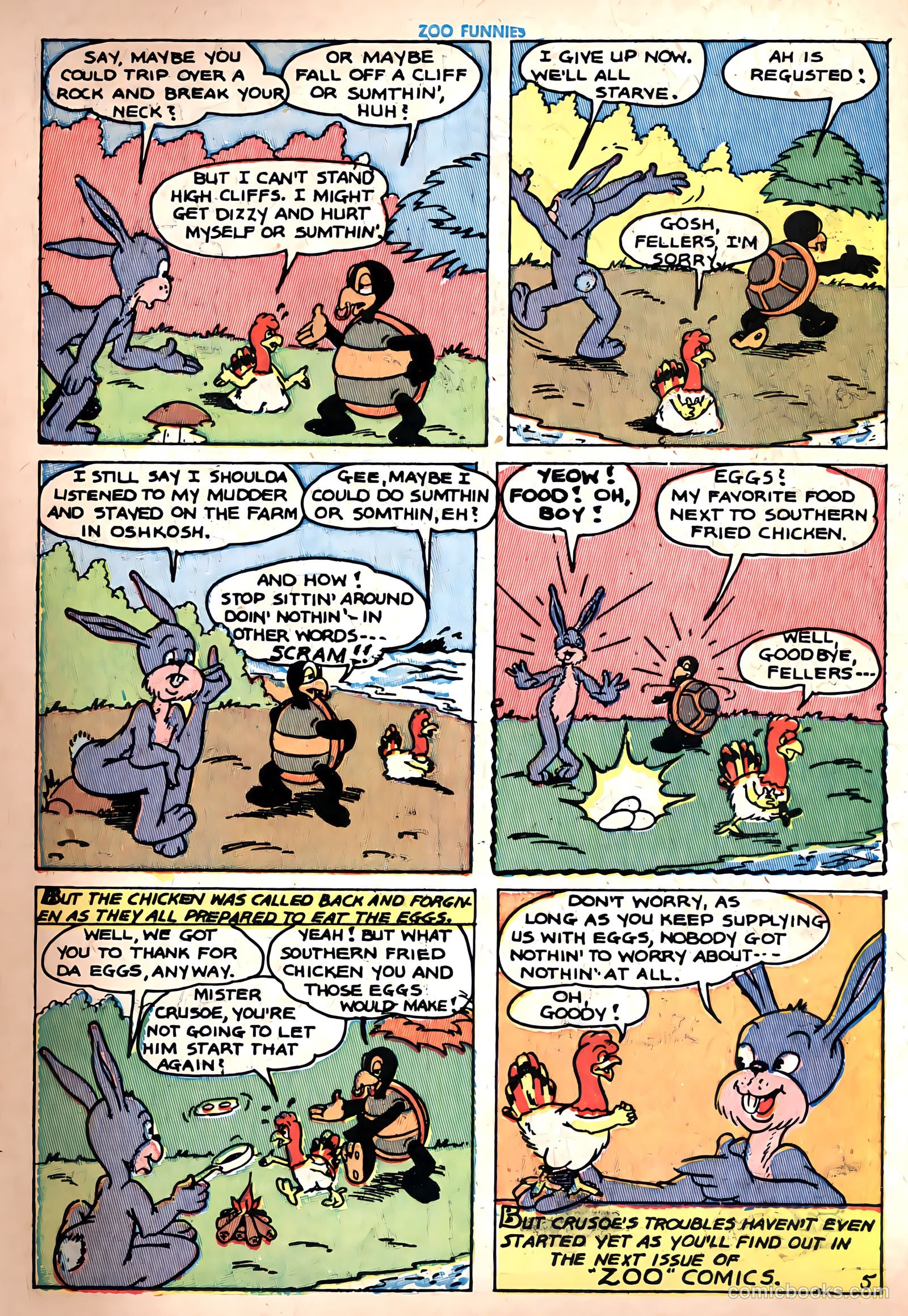 Zoo Funnies v1 #2 — page 7 of 52