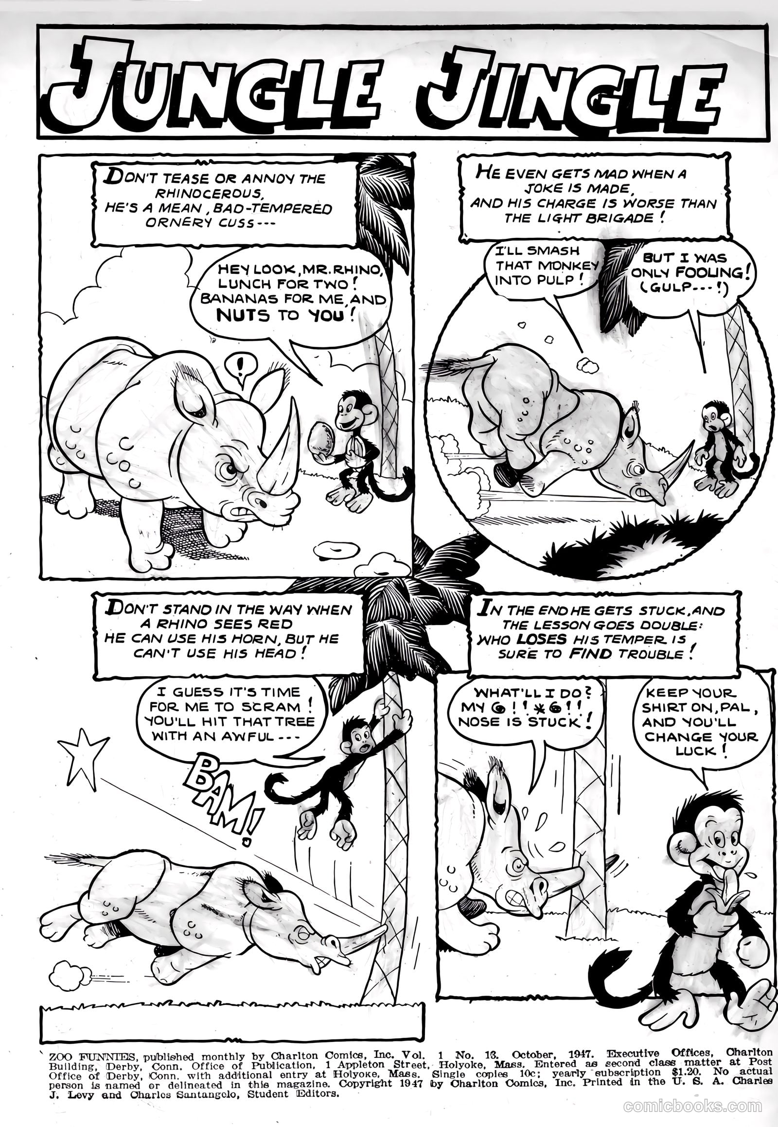 Zoo Funnies v1 #13 — page 2 of 36