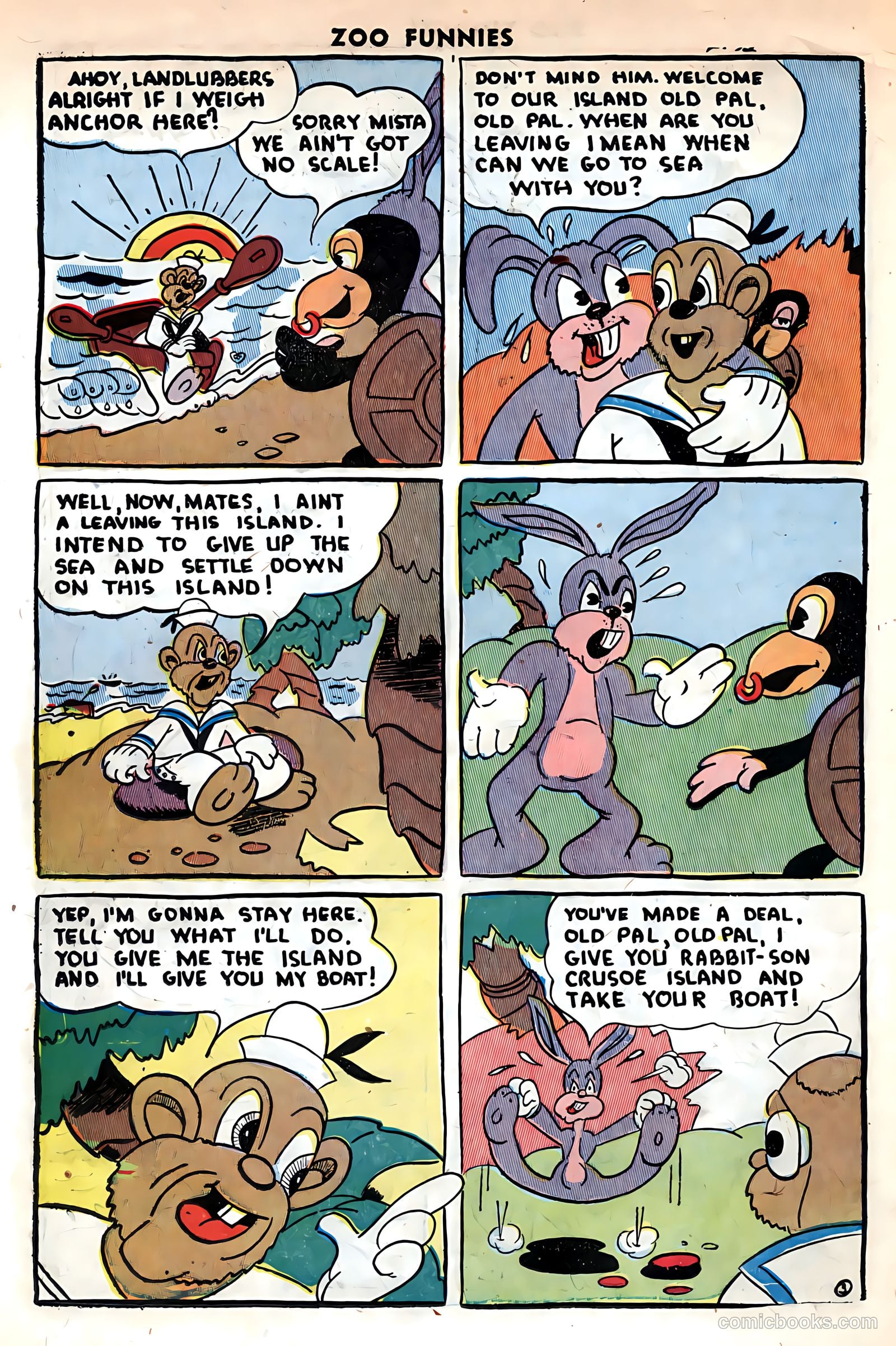 Zoo Funnies v1 #13 — page 14 of 36