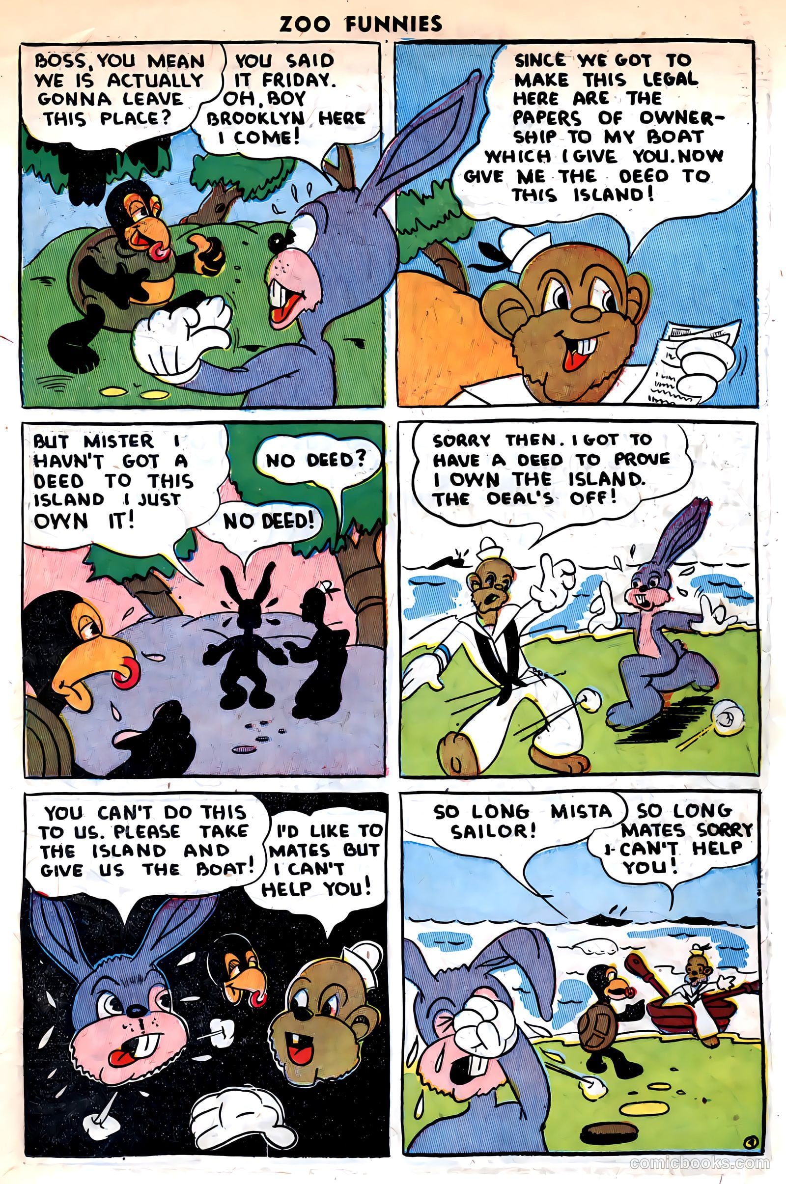 Zoo Funnies v1 #13 — page 15 of 36