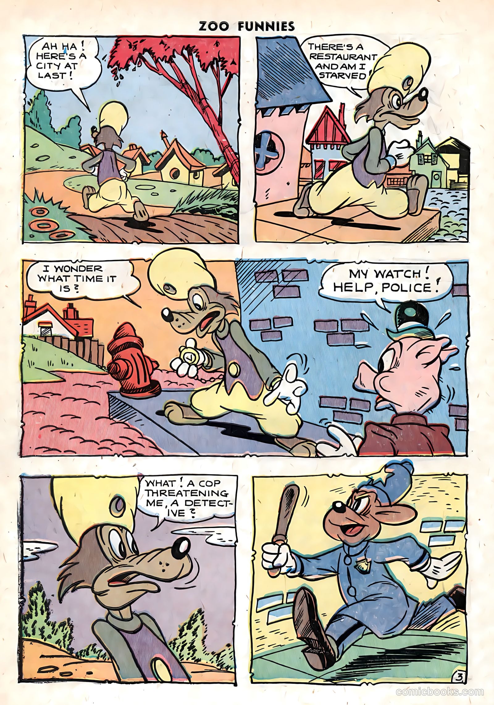 Zoo Funnies v1 #11 — page 10 of 36