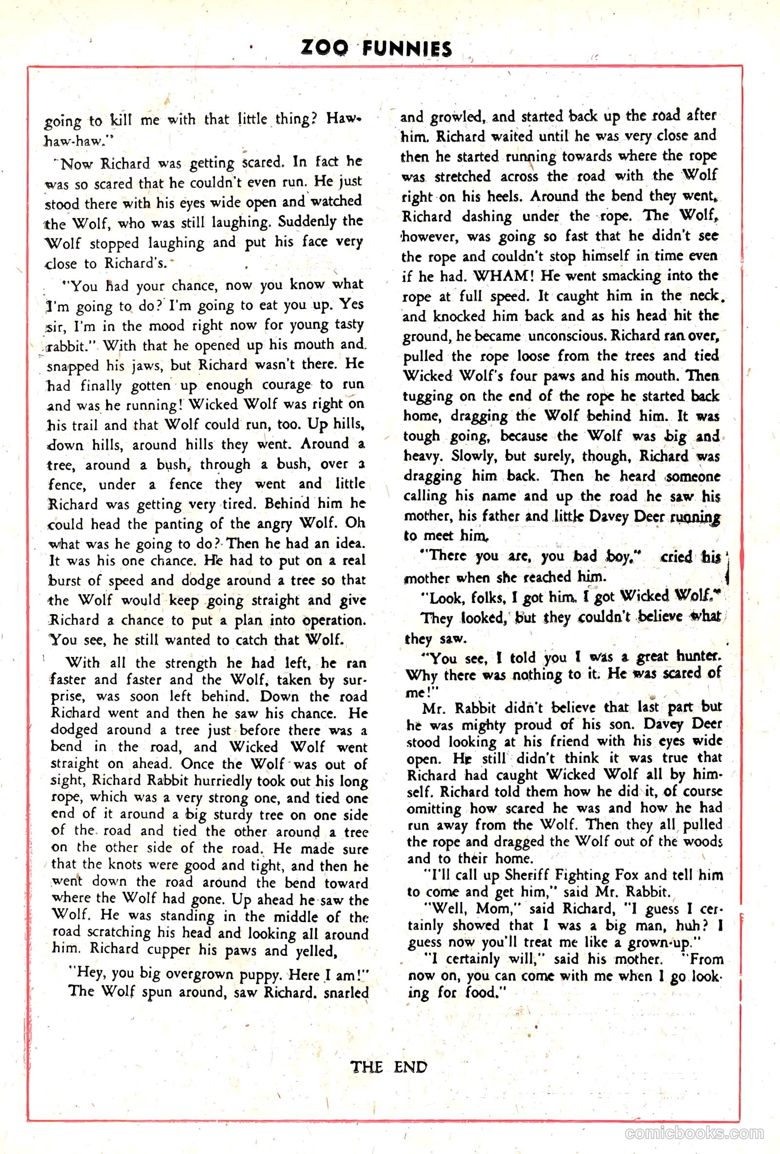 Zoo Funnies v1 #11 — page 19 of 36