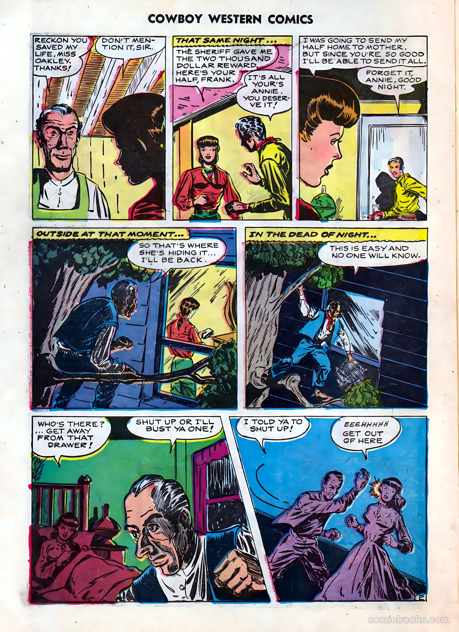 Cowboy Western #23 (1954) — page 4 of 36