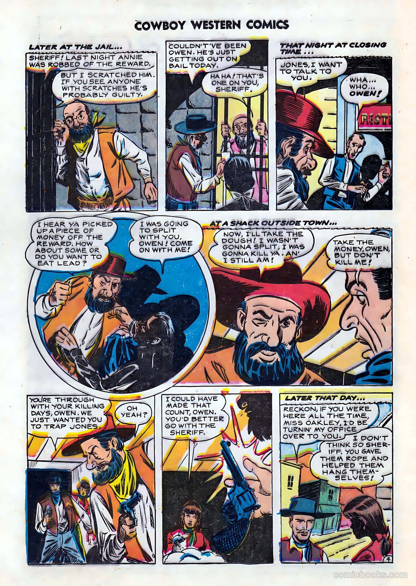 Cowboy Western #23 (1954) — page 6 of 36