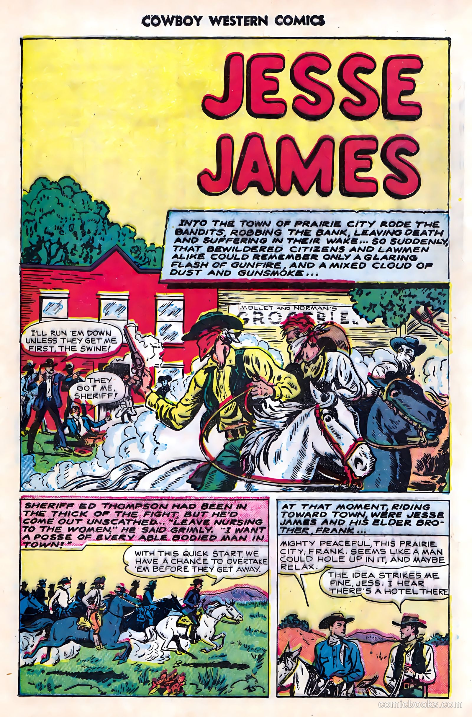 Cowboy Western #23 (1954) — page 7 of 36