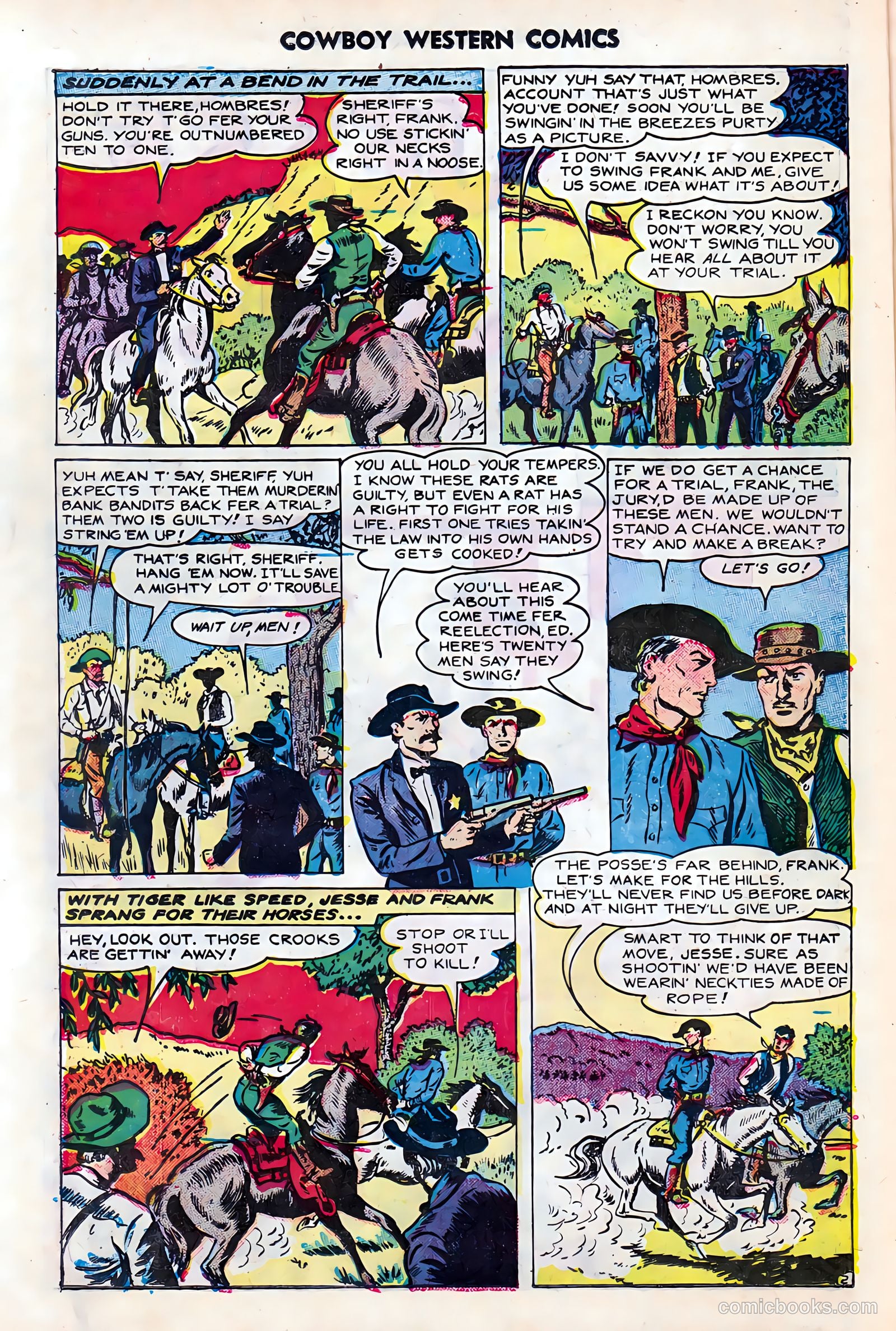 Cowboy Western #23 (1954) — page 8 of 36