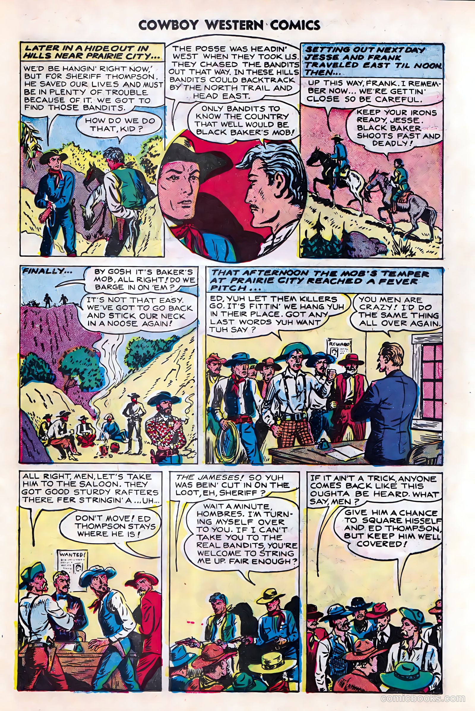 Cowboy Western #23 (1954) — page 9 of 36