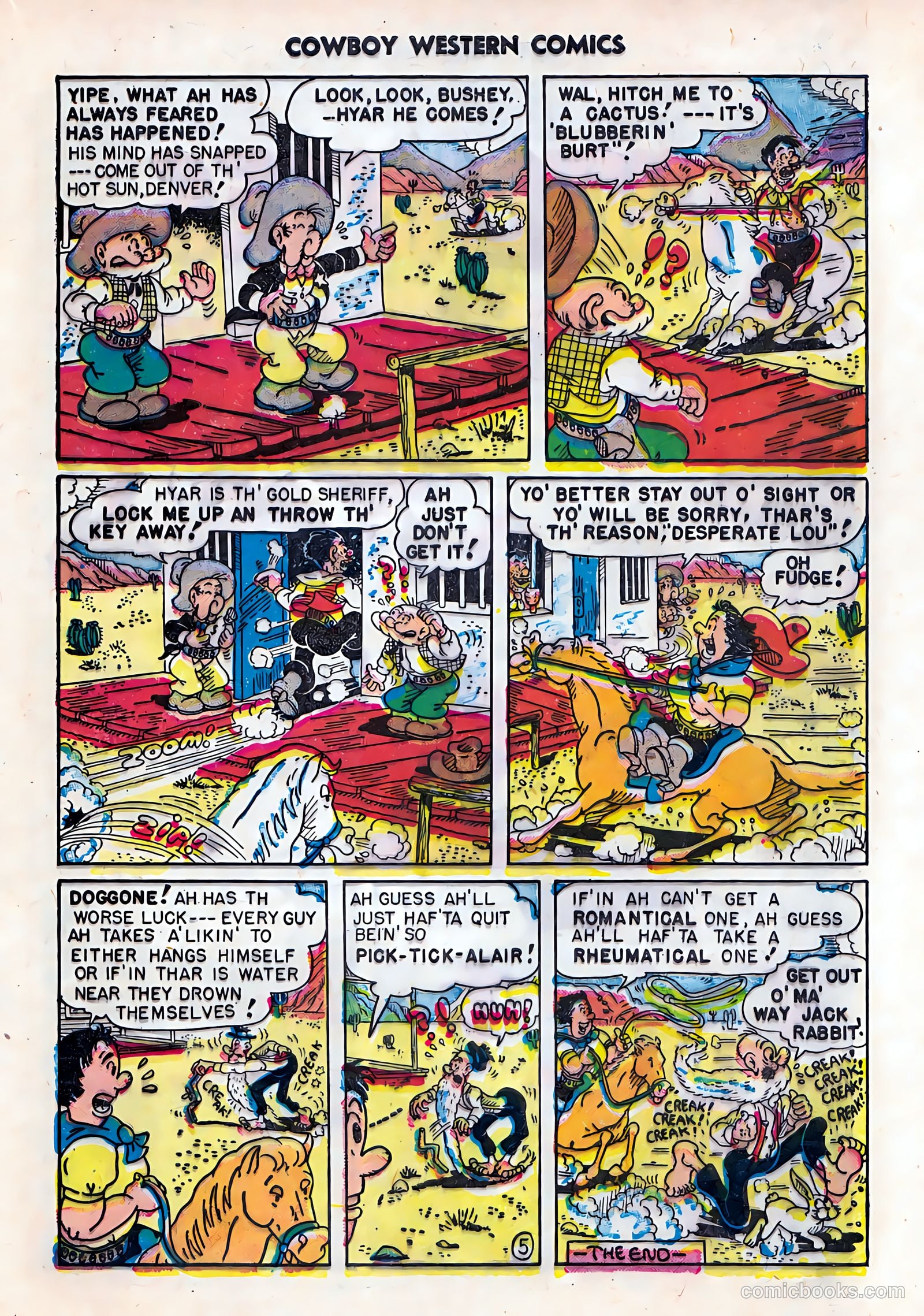 Cowboy Western #23 (1954) — page 15 of 36