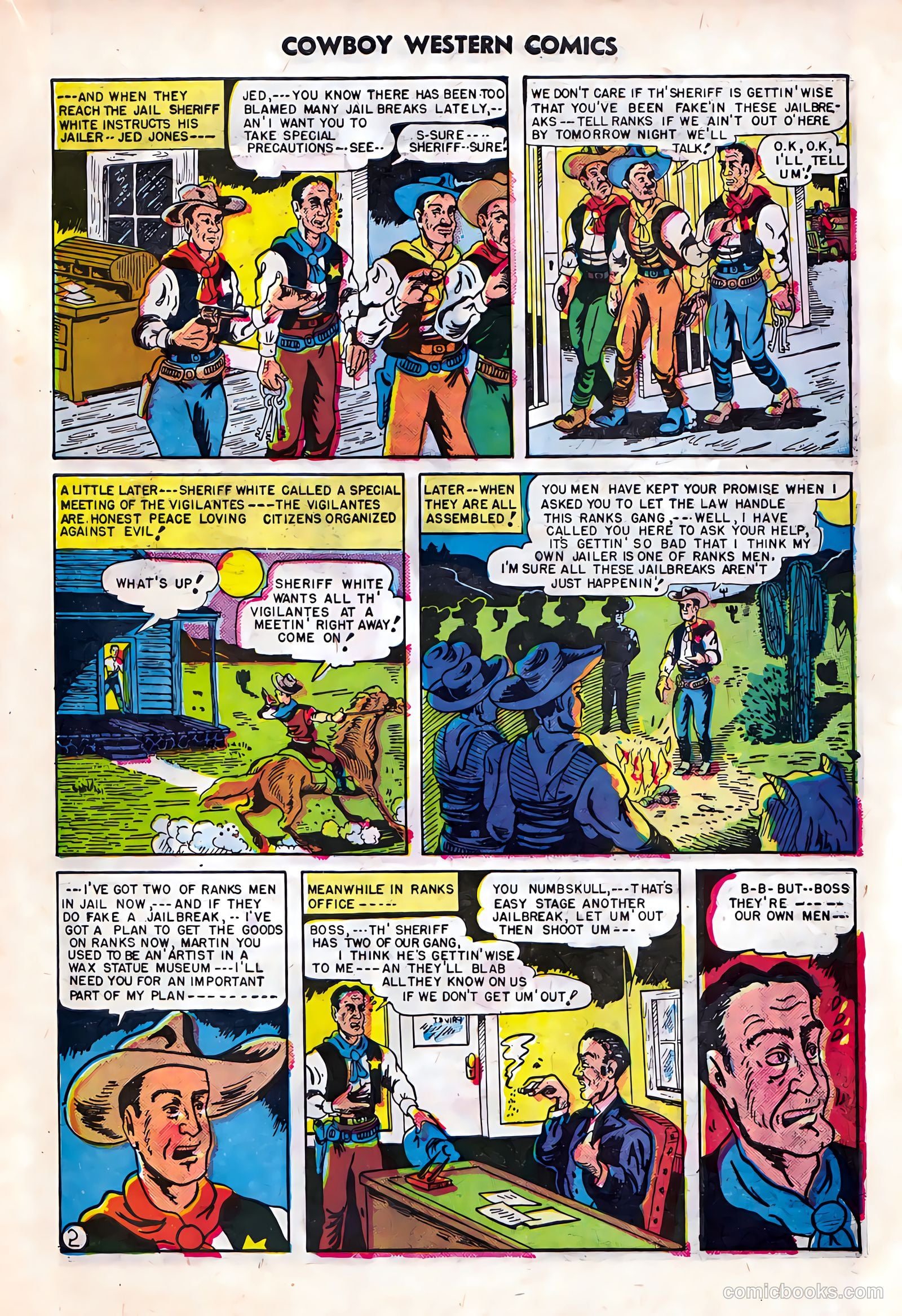 Cowboy Western #23 (1954) — page 17 of 36
