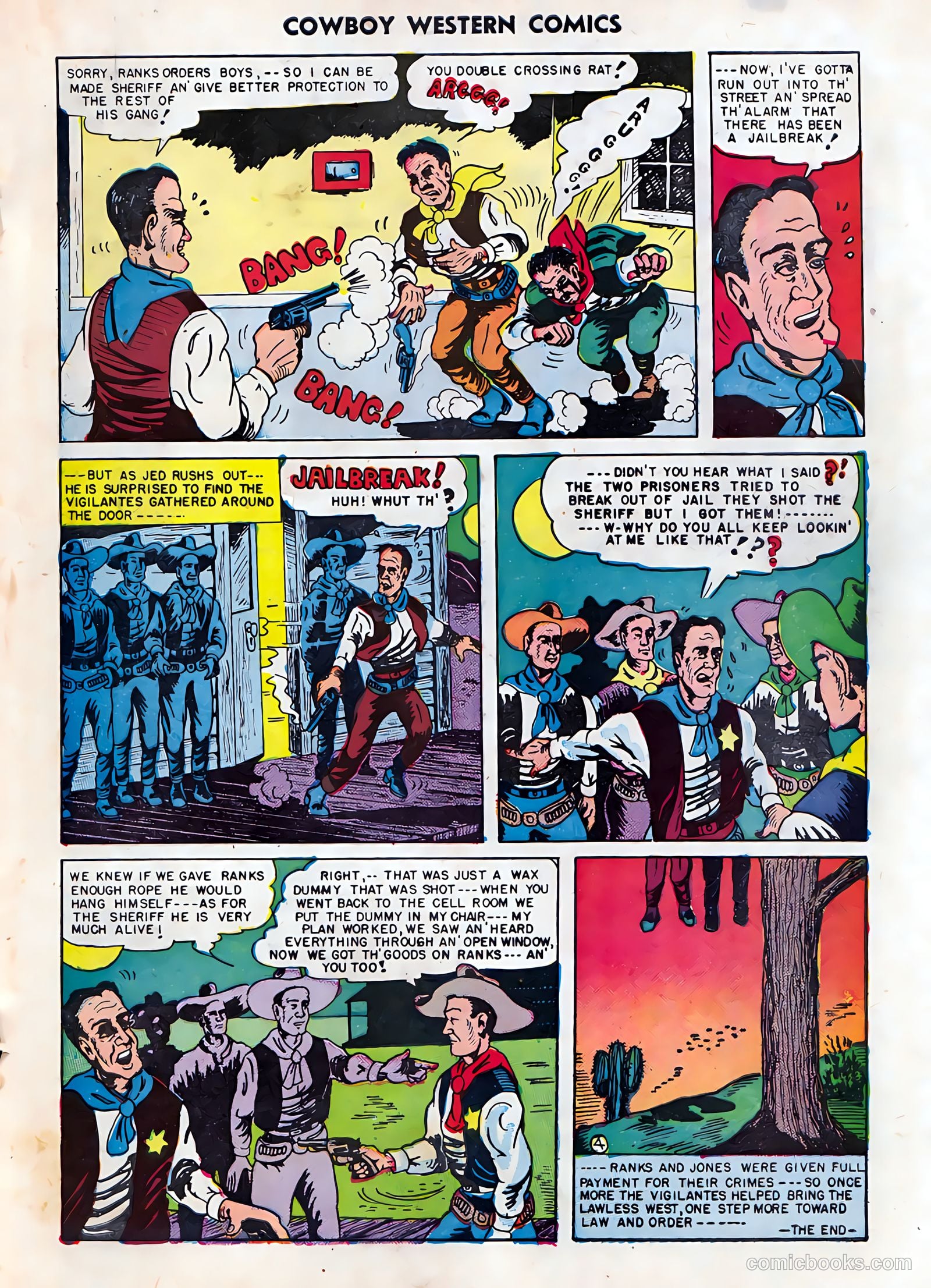 Cowboy Western #23 (1954) — page 19 of 36