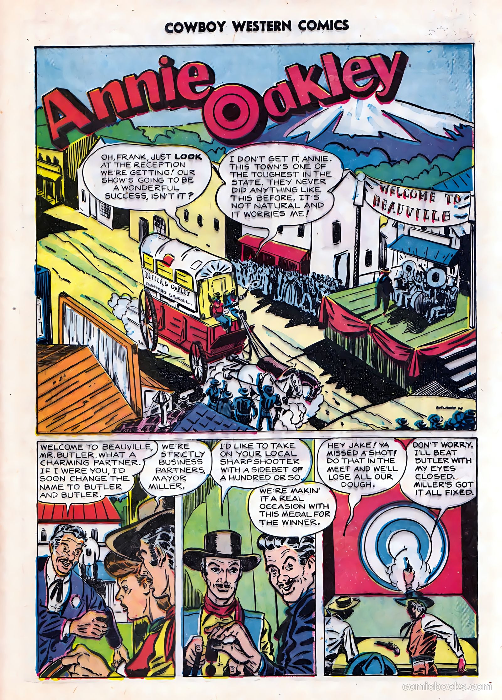 Cowboy Western #23 (1954) — page 23 of 36