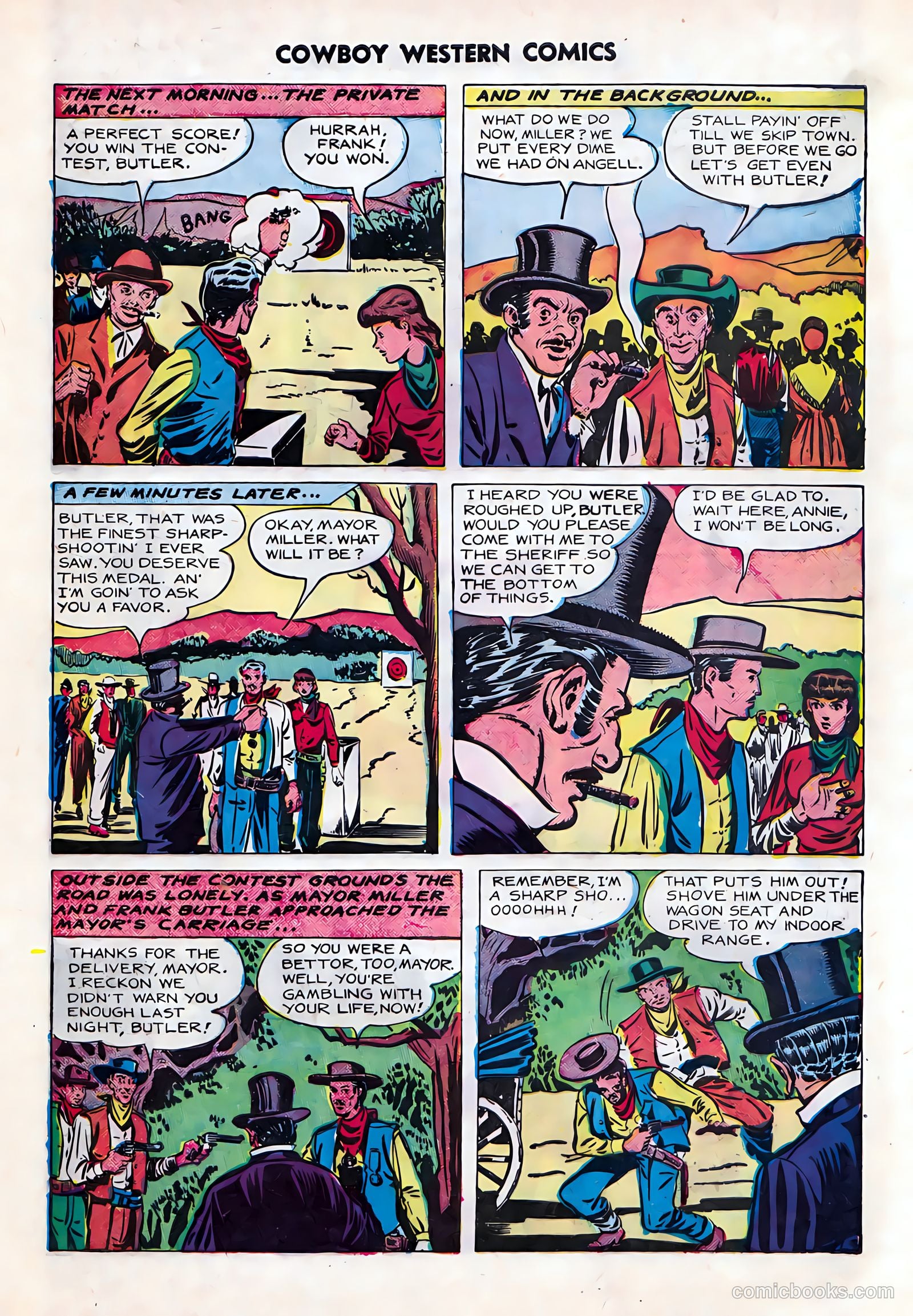Cowboy Western #23 (1954) — page 25 of 36