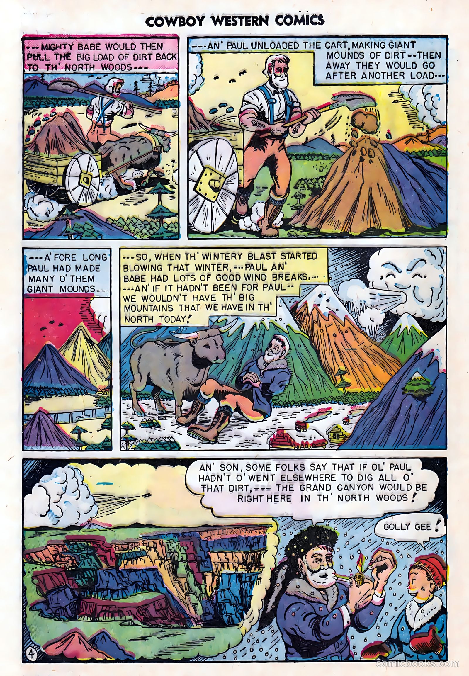 Cowboy Western #23 (1954) — page 30 of 36