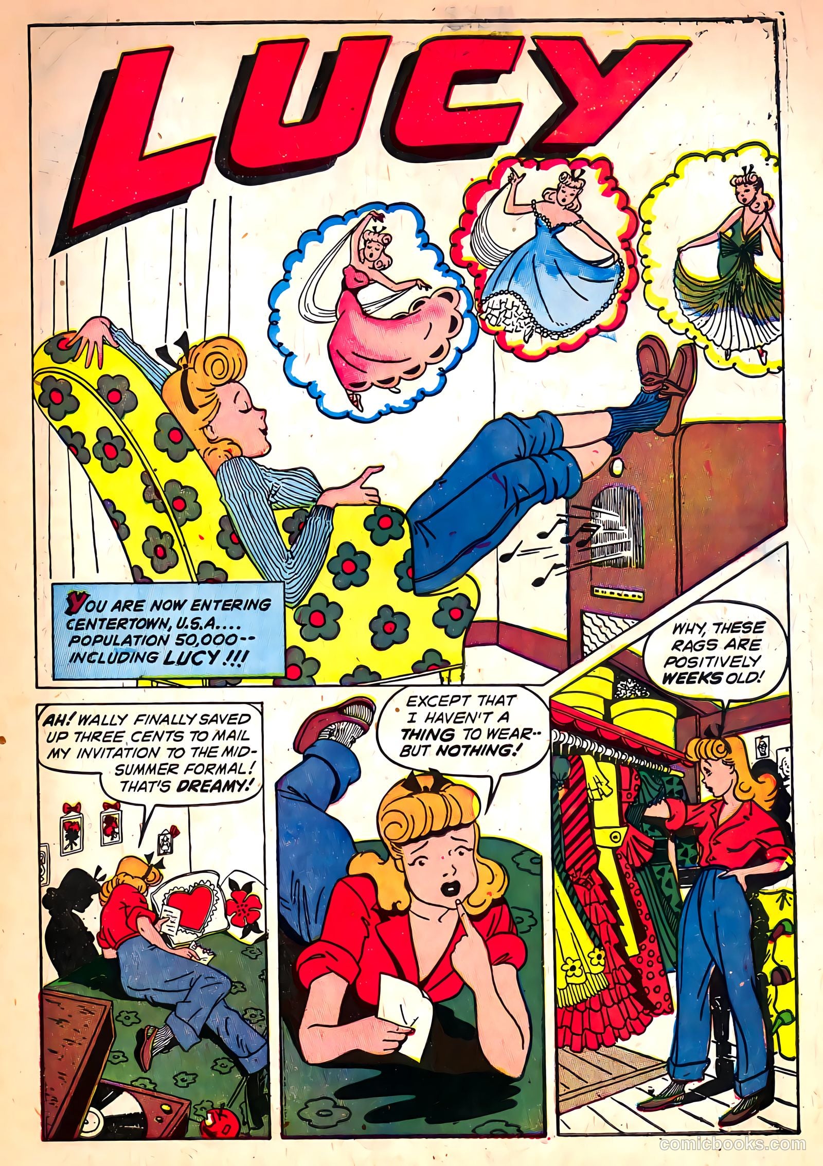 Lucy, The Real Gone Gal #1 — page 3 of 36