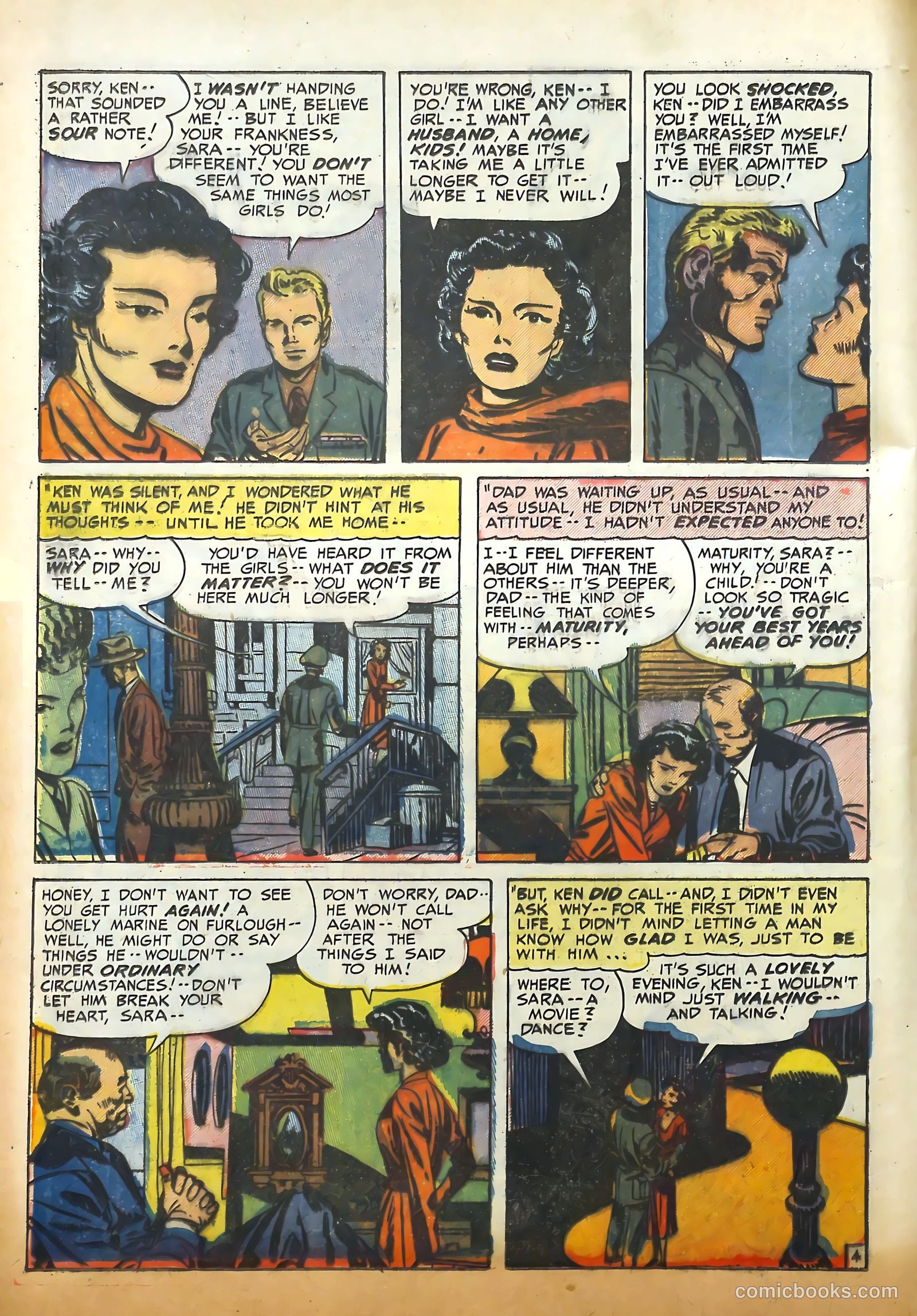 Young Romance #46 (1953) — page 6 of 52