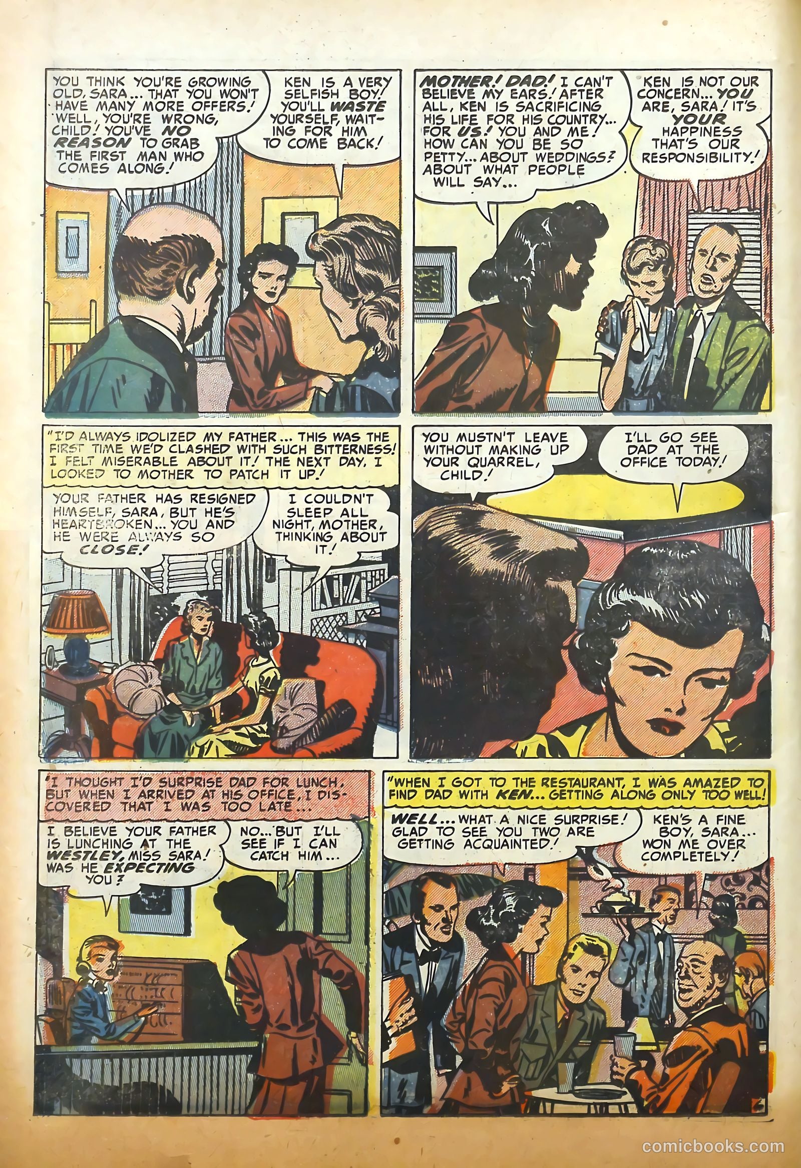 Young Romance #46 (1953) — page 8 of 52