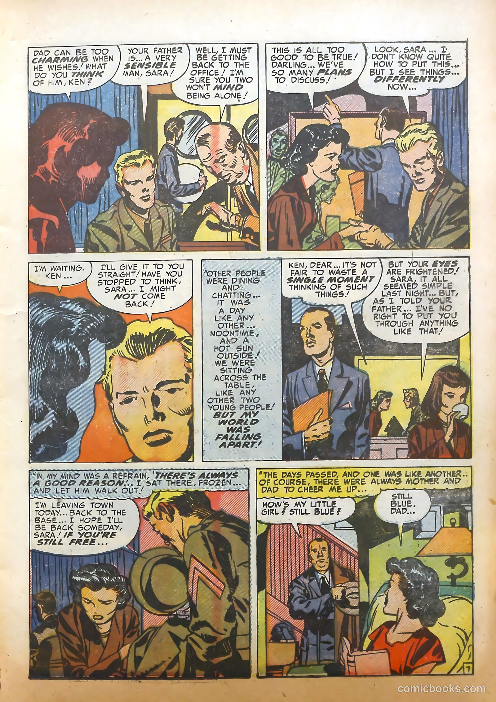Young Romance #46 (1953) — page 9 of 52