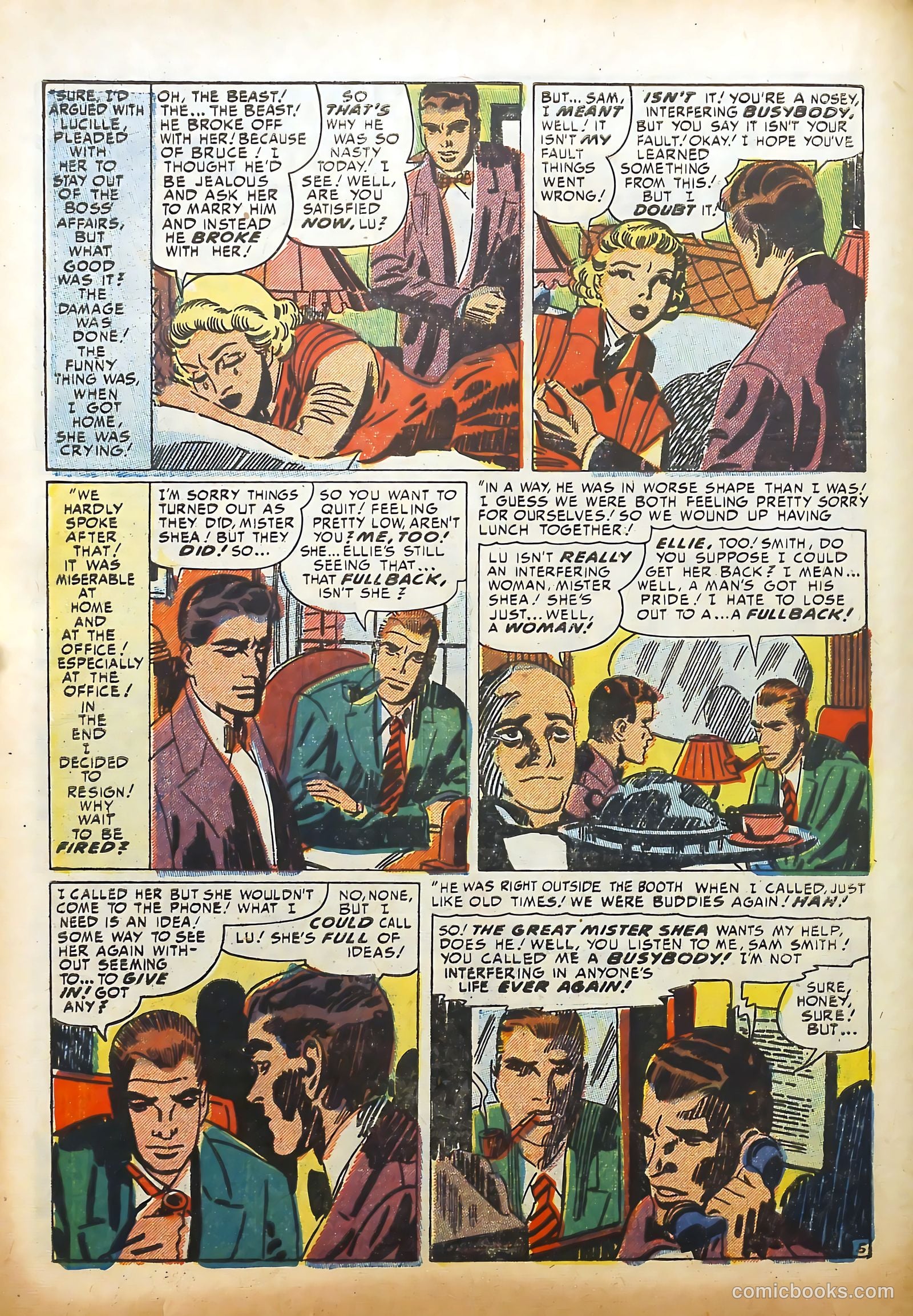 Young Romance #46 (1953) — page 36 of 52