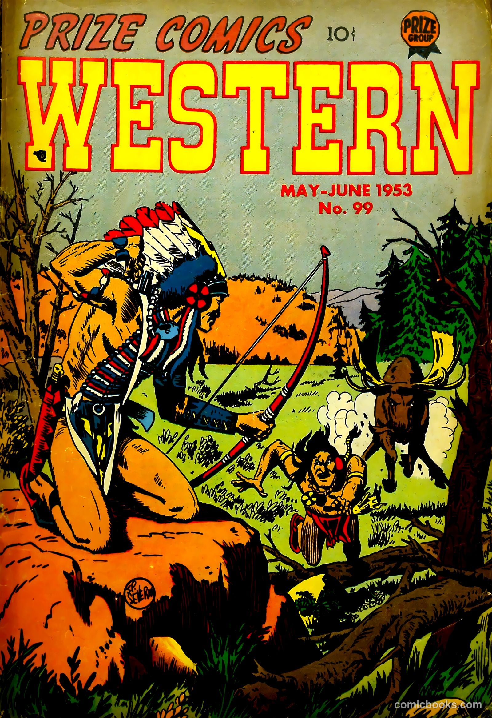 Prize Comics Western #99