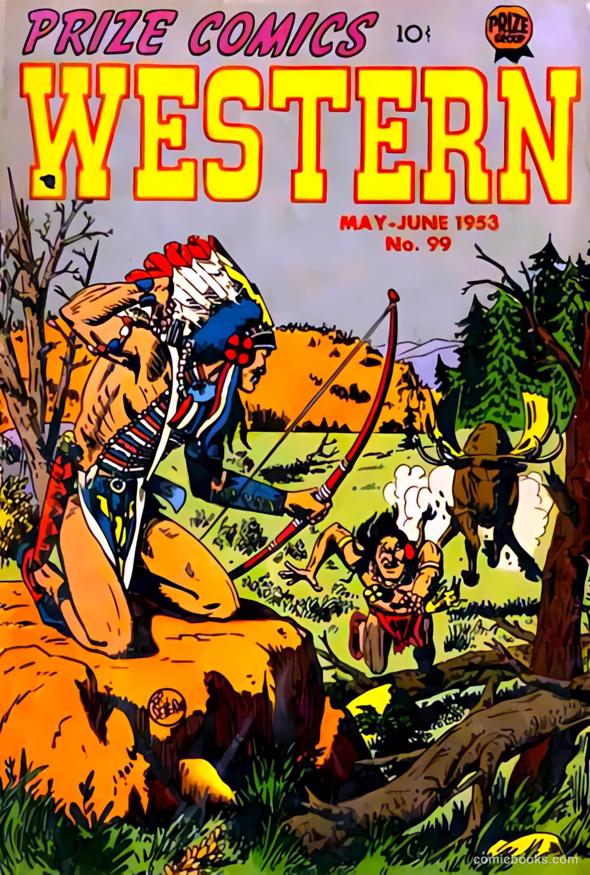 Prize Comics Western #99 (1950) — page 2 of 37