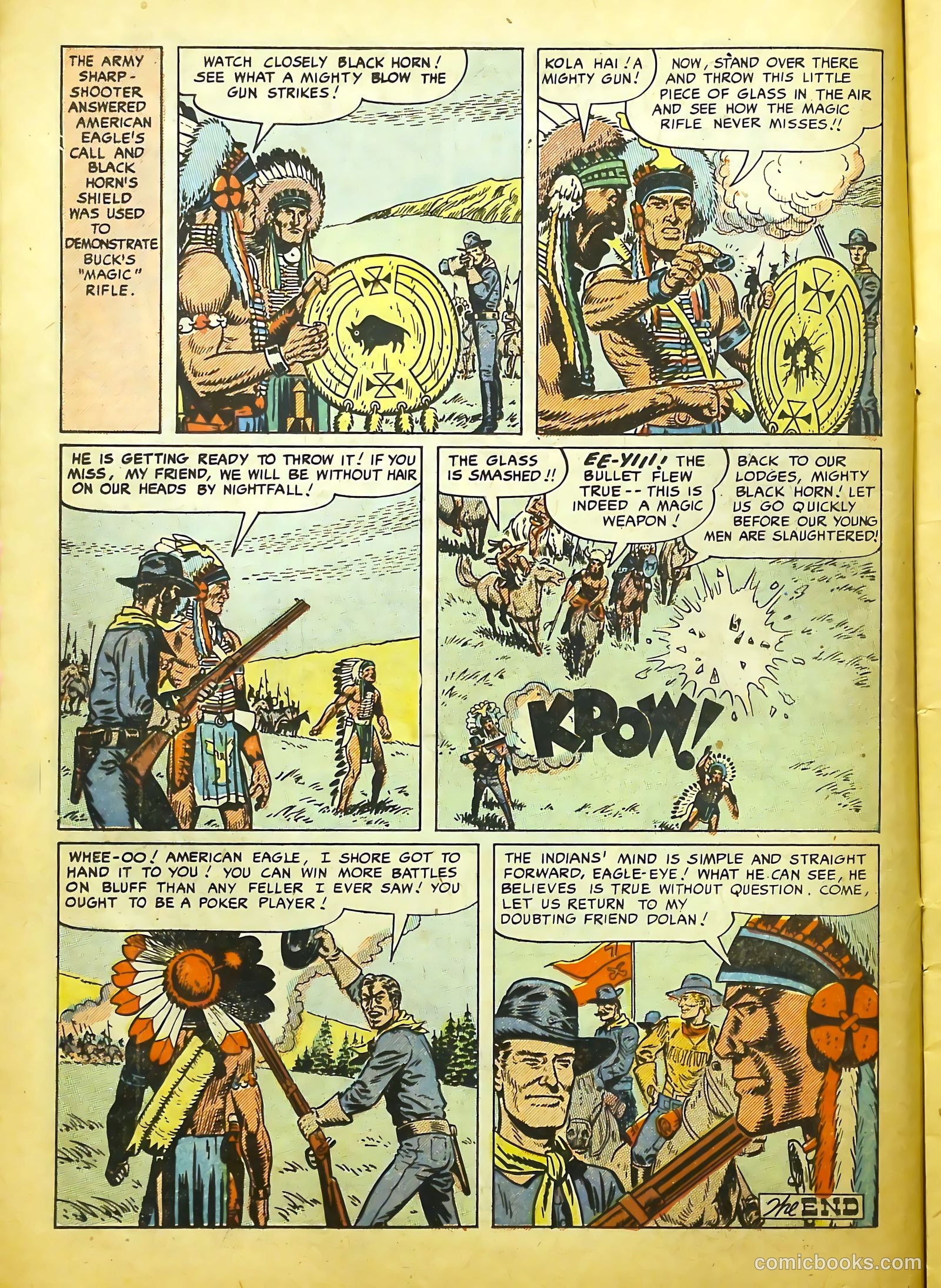 Prize Comics Western #99 (1950) — page 15 of 37