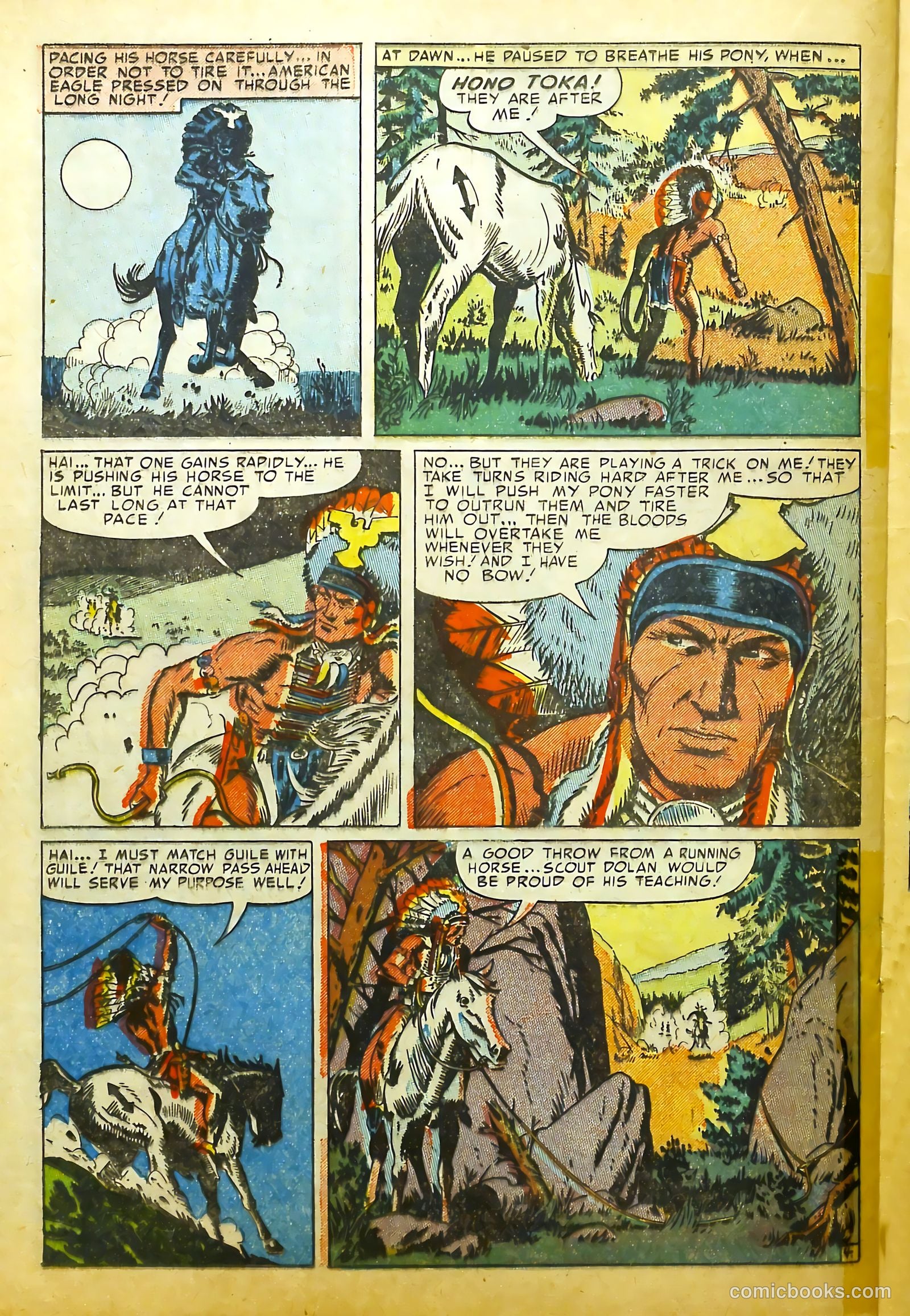 Prize Comics Western #99 (1950) — page 21 of 37