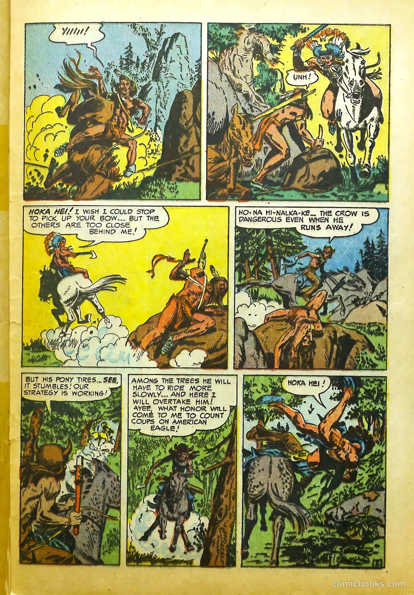Prize Comics Western #99 (1950) — page 22 of 37