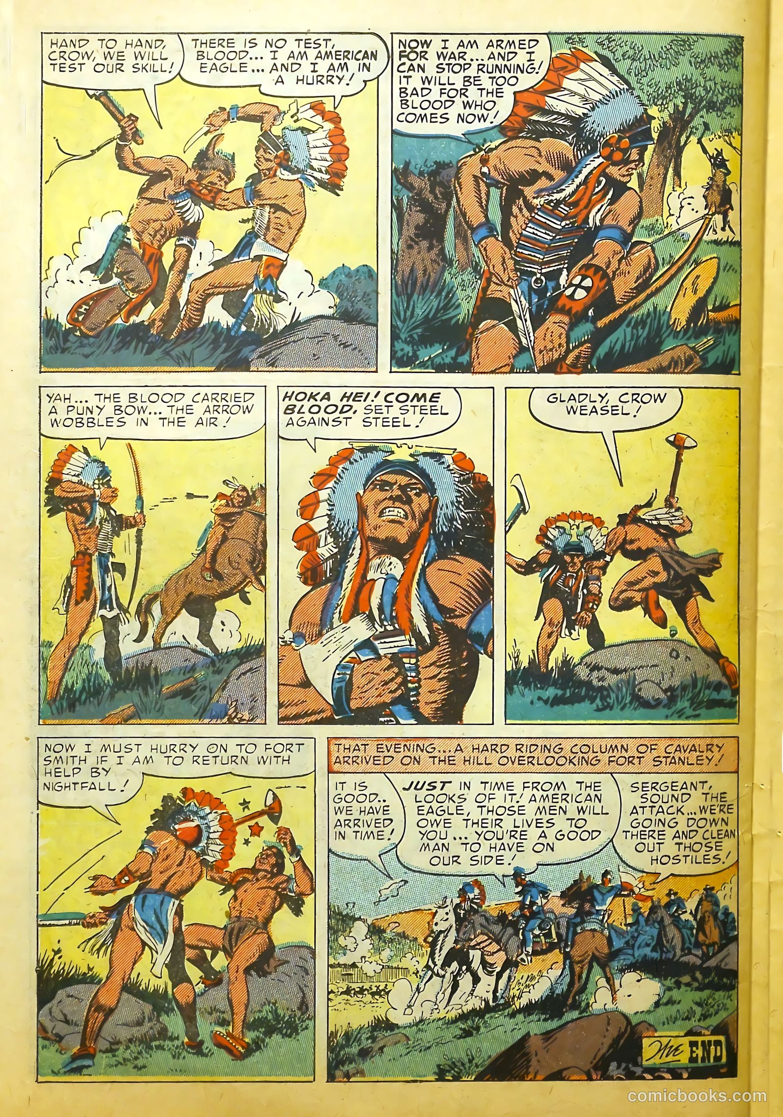 Prize Comics Western #99 (1950) — page 23 of 37