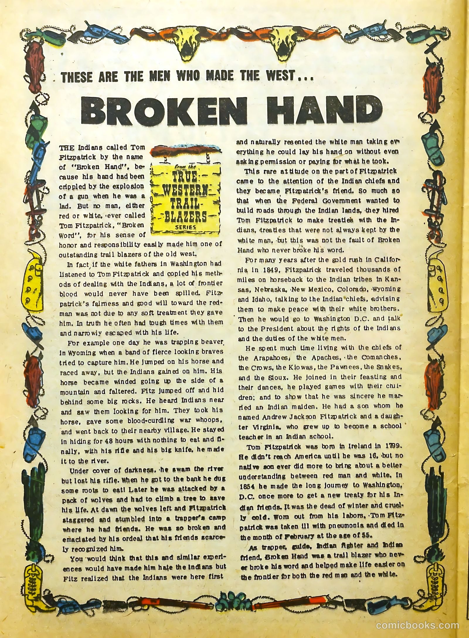 Prize Comics Western #99 (1950) — page 25 of 37