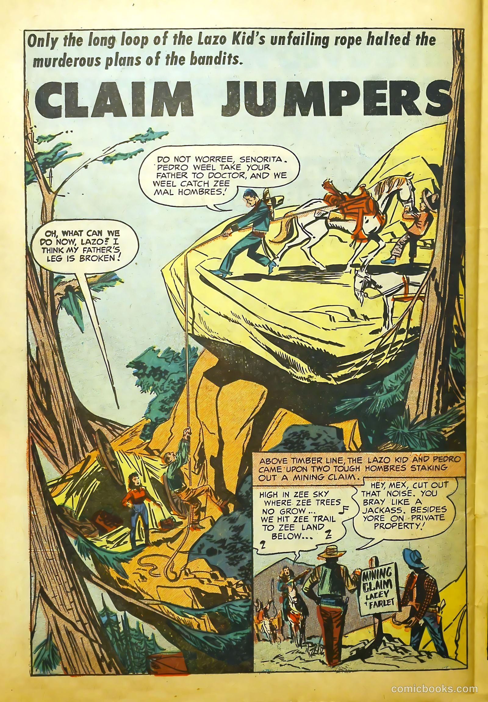 Prize Comics Western #99 (1950) — page 27 of 37