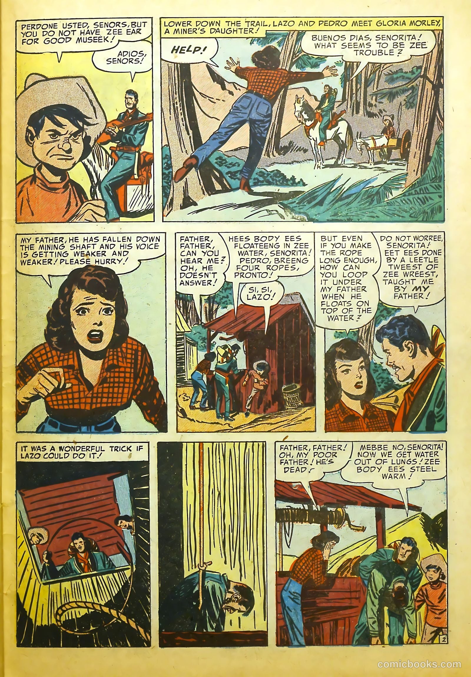 Prize Comics Western #99 (1950) — page 28 of 37