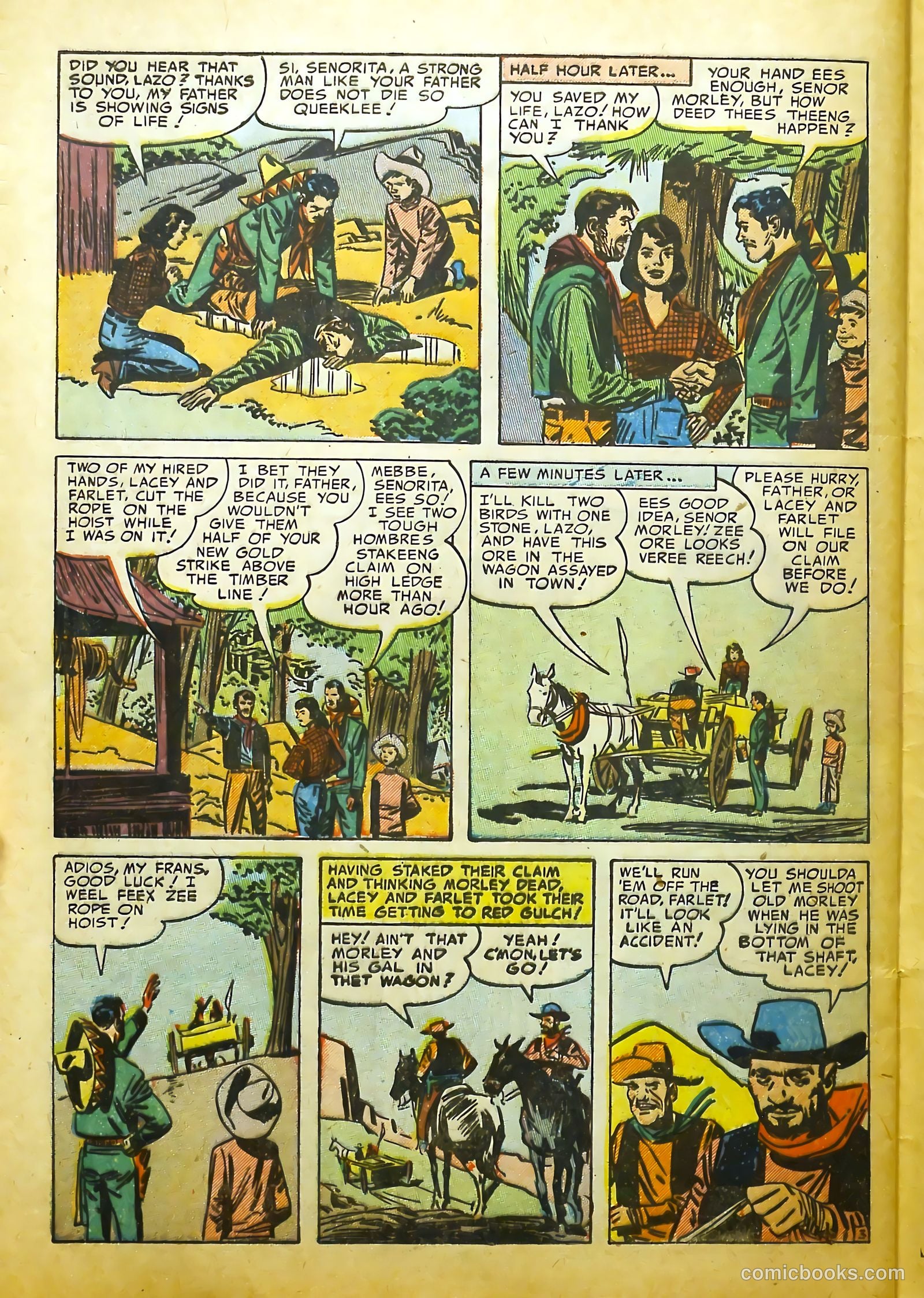 Prize Comics Western #99 (1950) — page 29 of 37