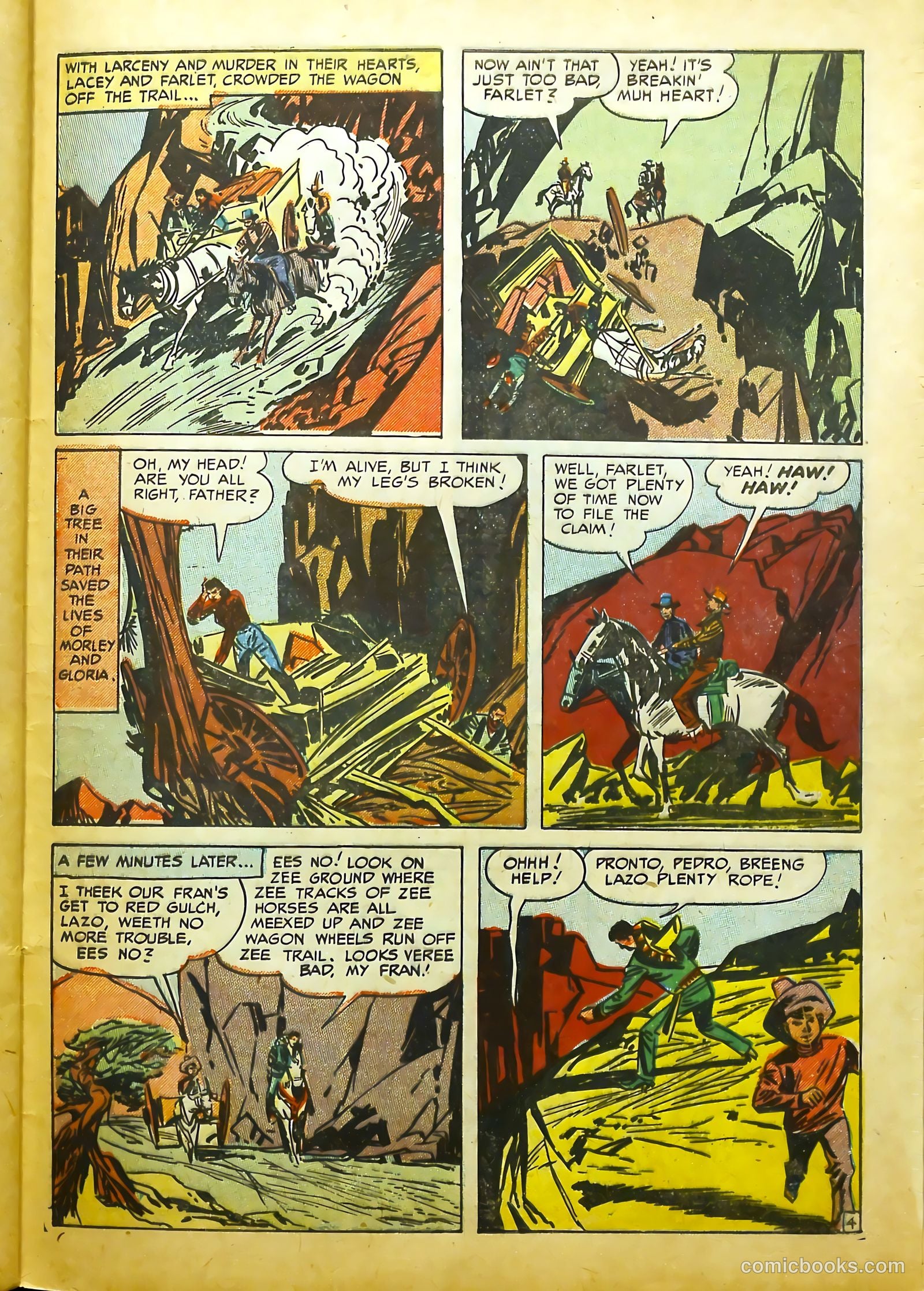 Prize Comics Western #99 (1950) — page 30 of 37