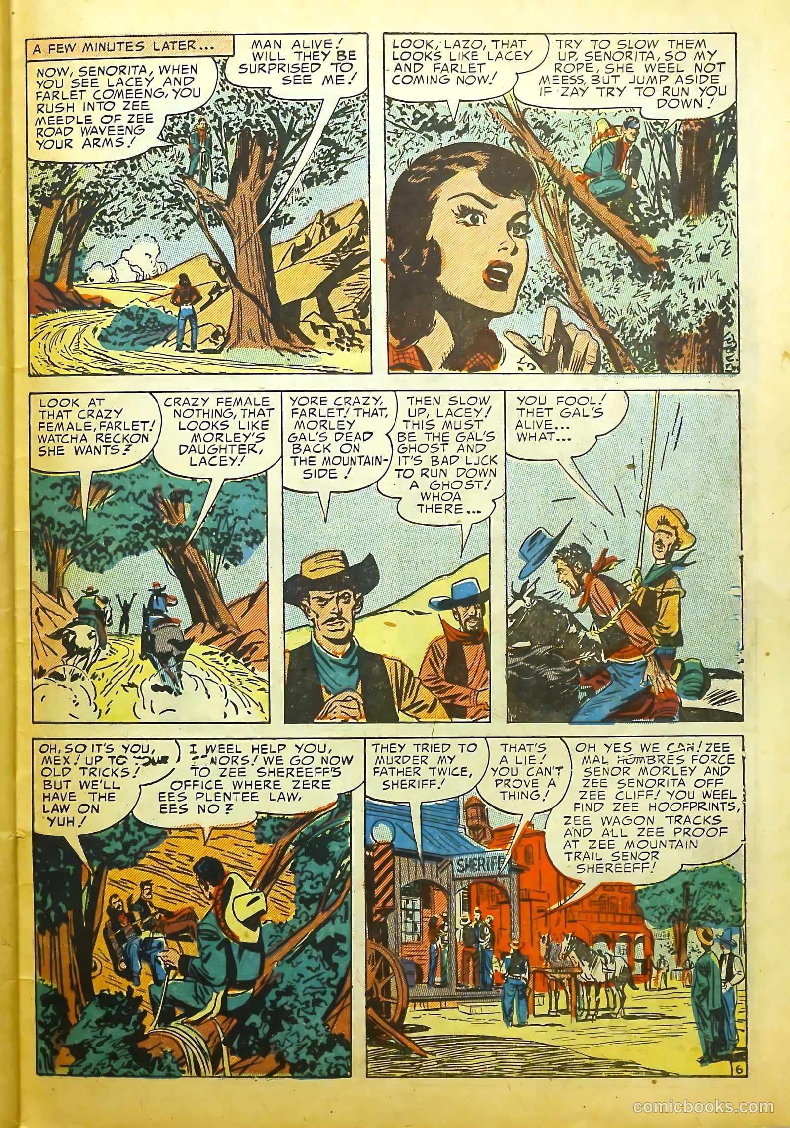 Prize Comics Western #99 (1950) — page 32 of 37