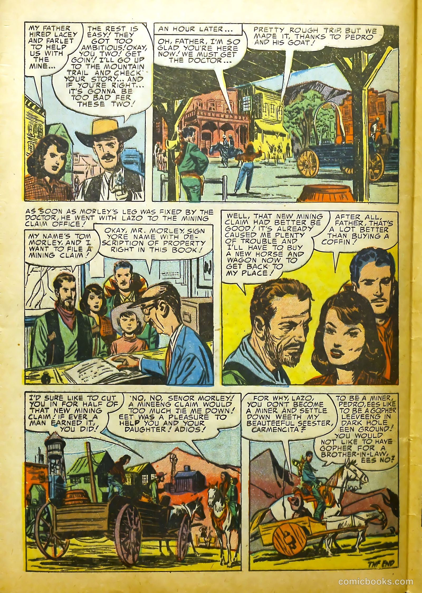 Prize Comics Western #99 (1950) — page 33 of 37