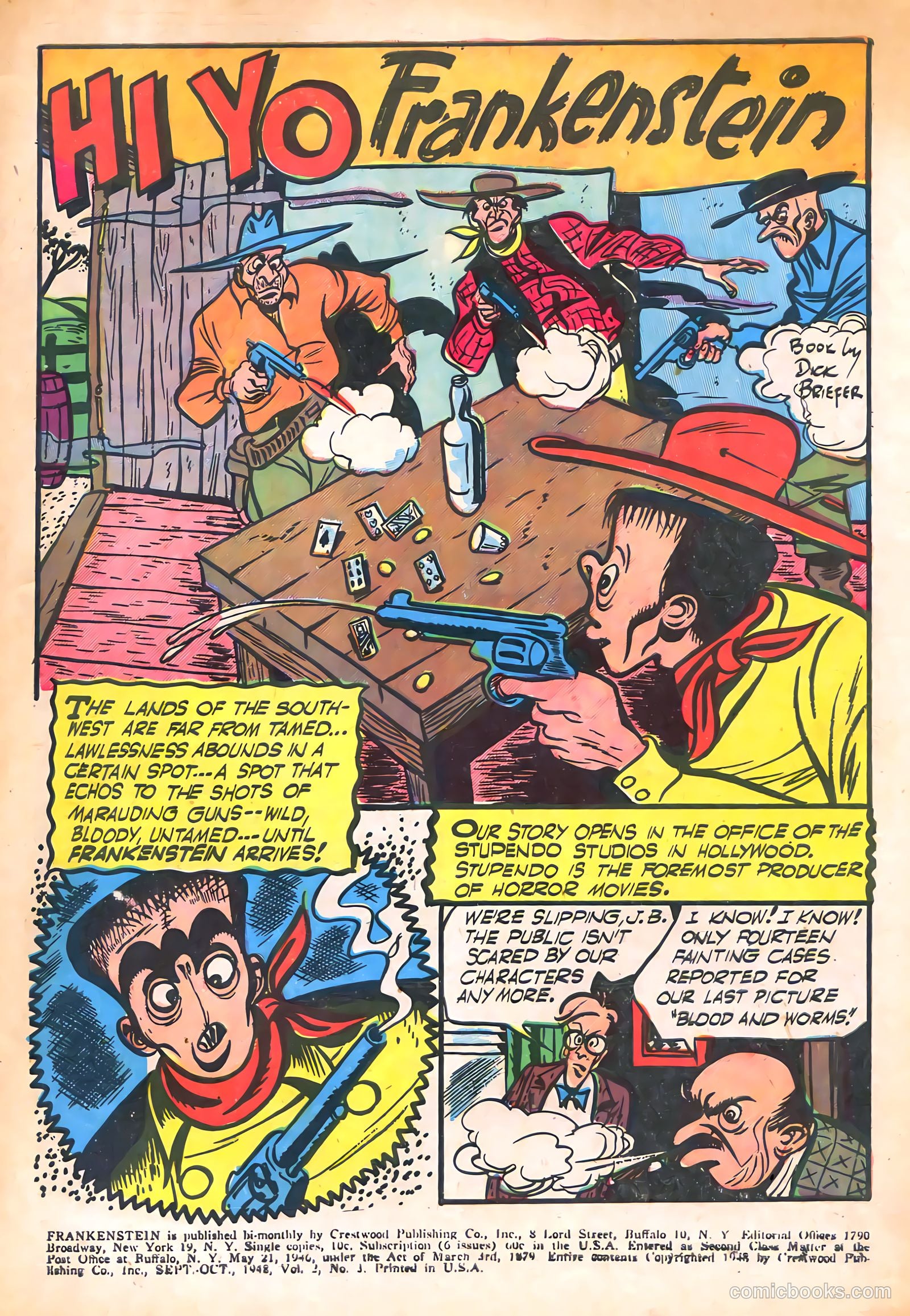 Frankenstein #15 (1945) — page 2 of 50