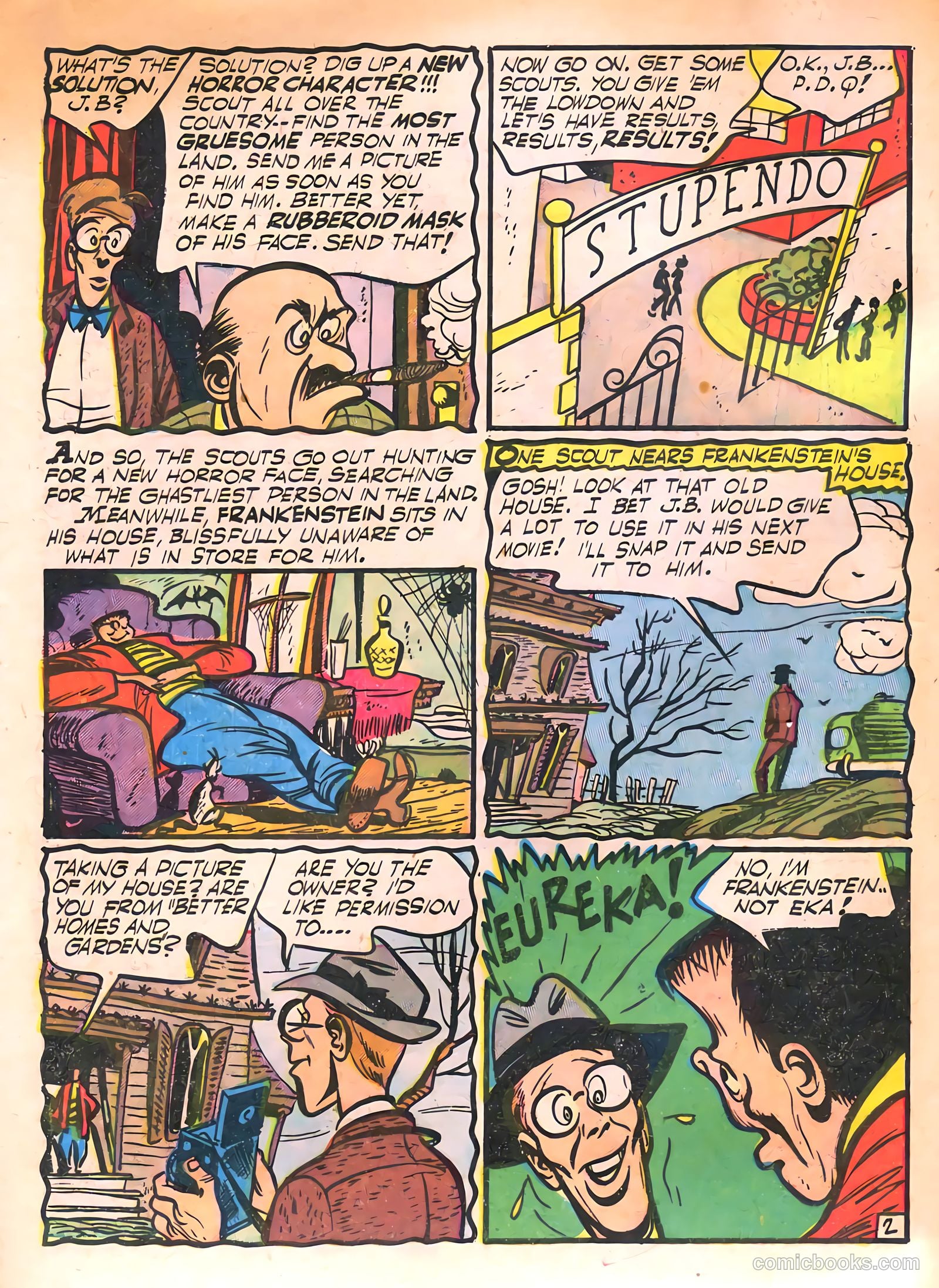 Frankenstein #15 (1945) — page 3 of 50