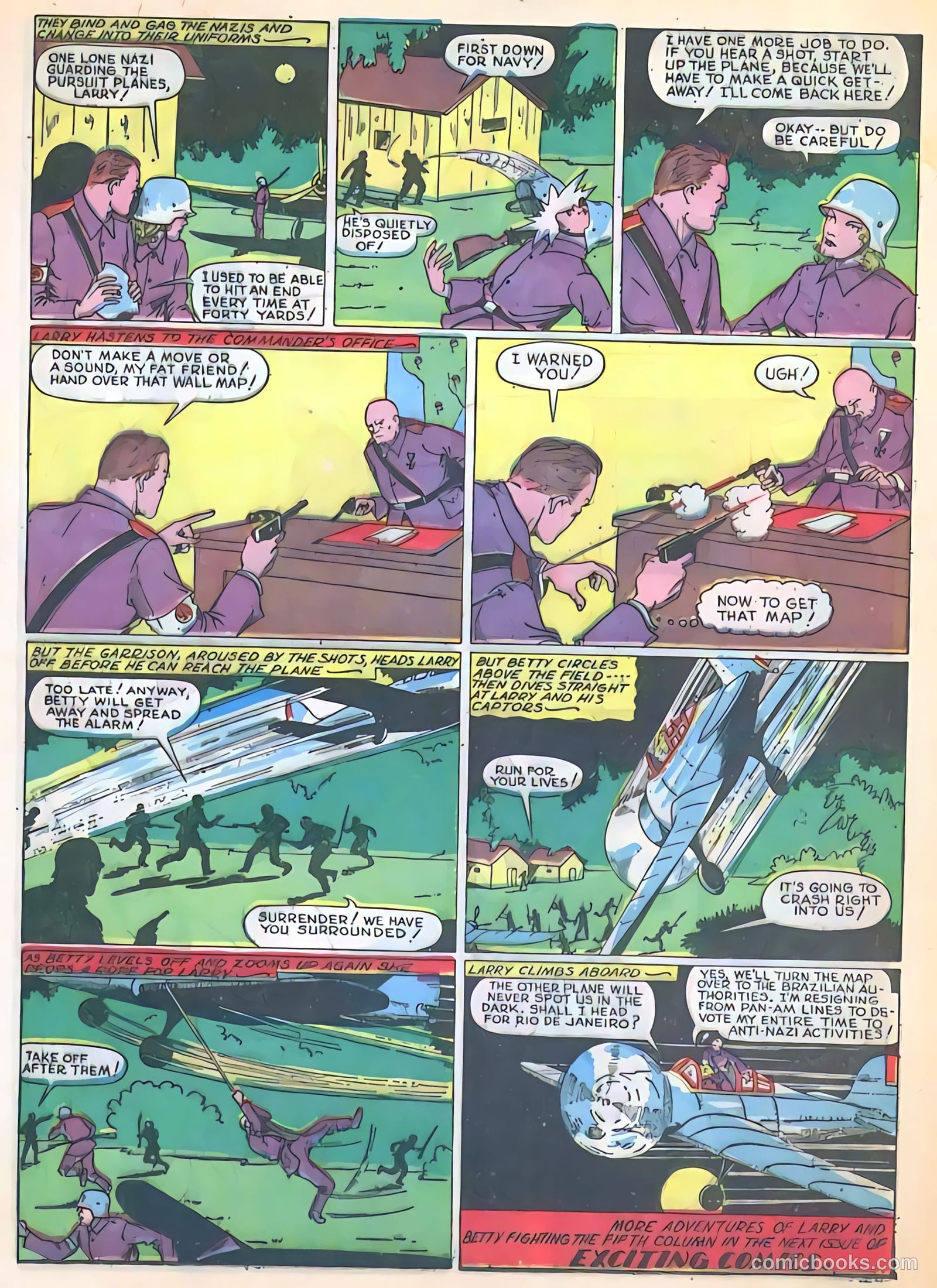 Exciting Comics #10 (1940) — page 23 of 68