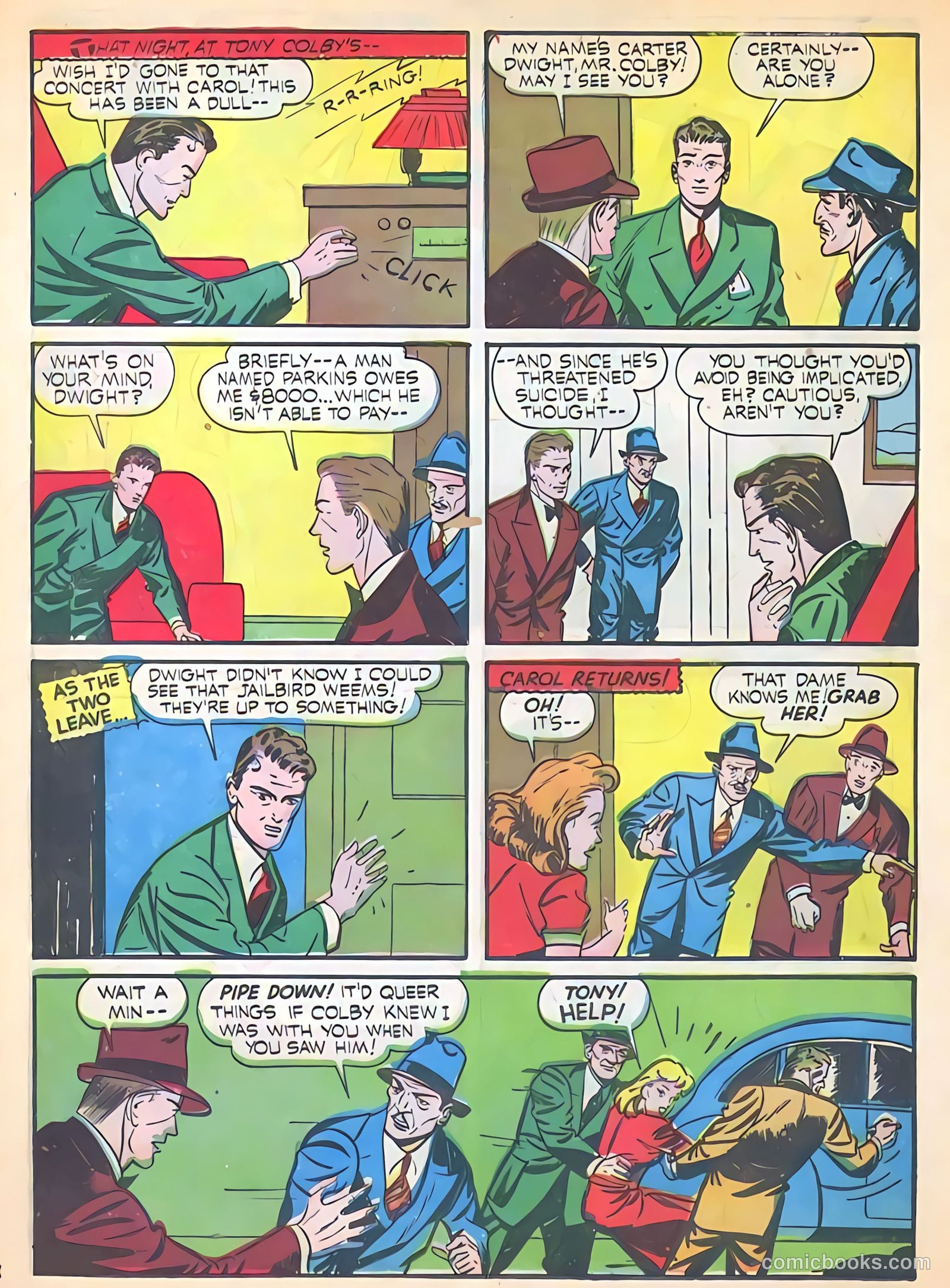 Exciting Comics #10 (1940) — page 32 of 68