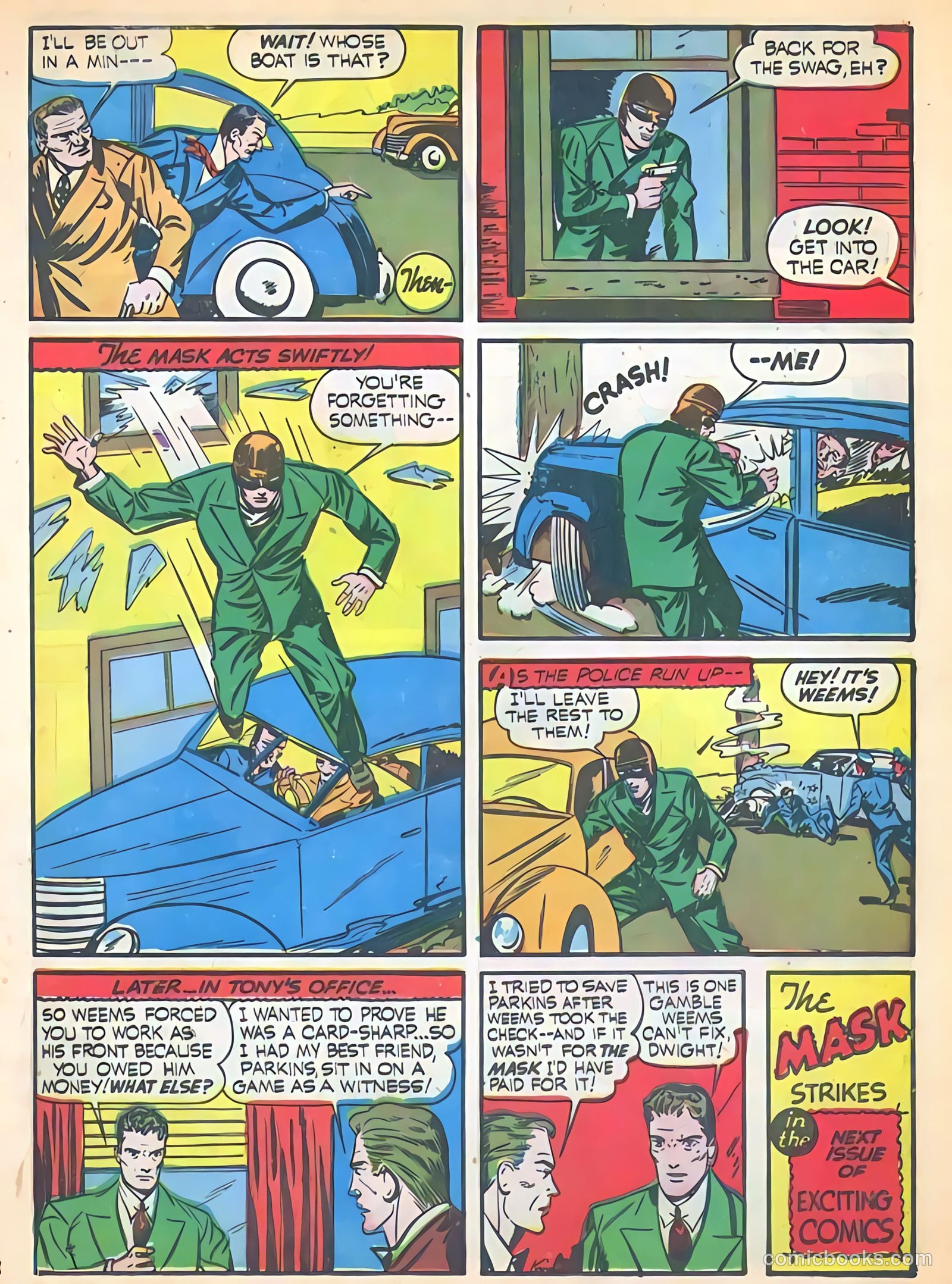 Exciting Comics #10 (1940) — page 37 of 68