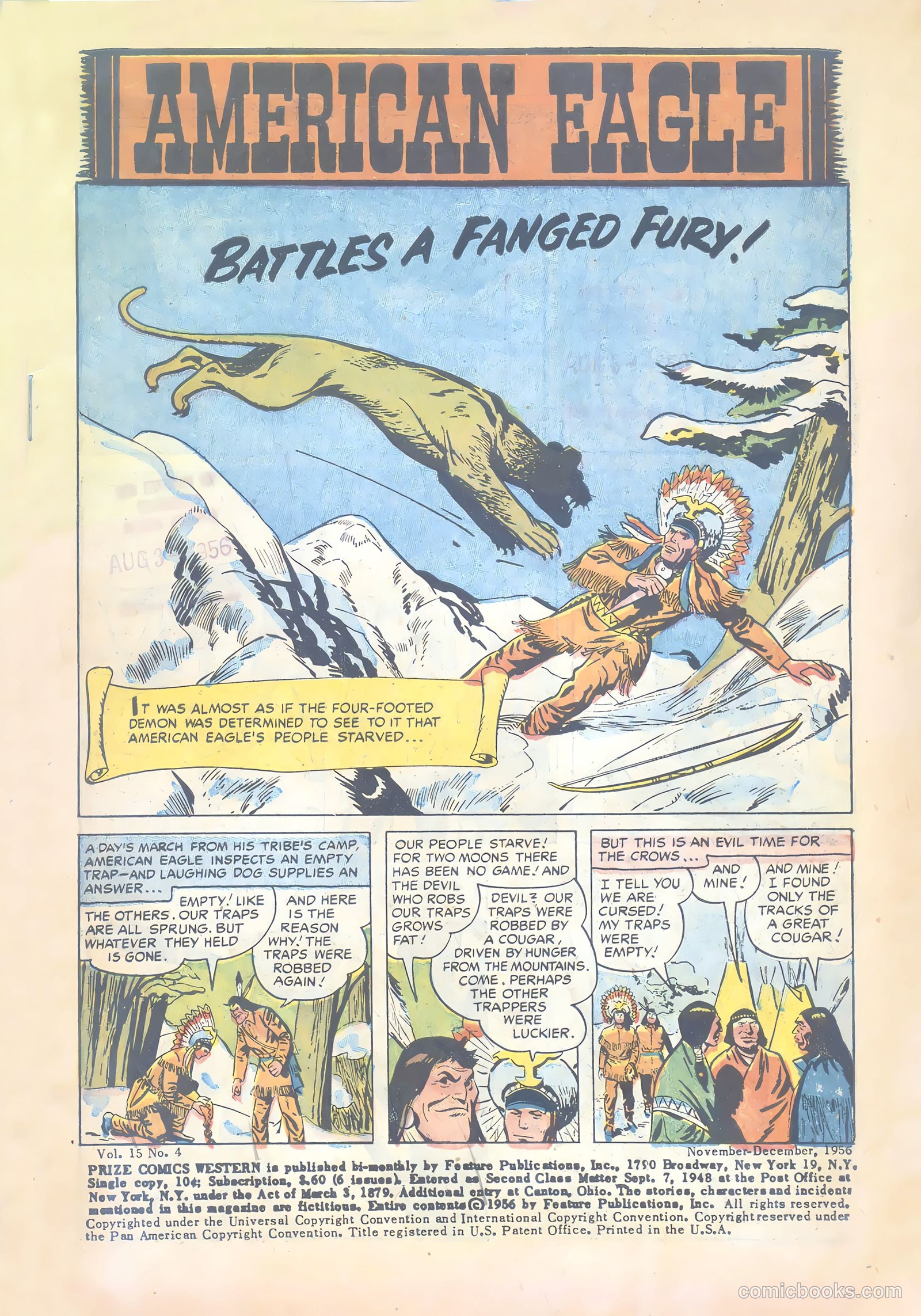Prize Comics Western #119 (1950) — page 3 of 36