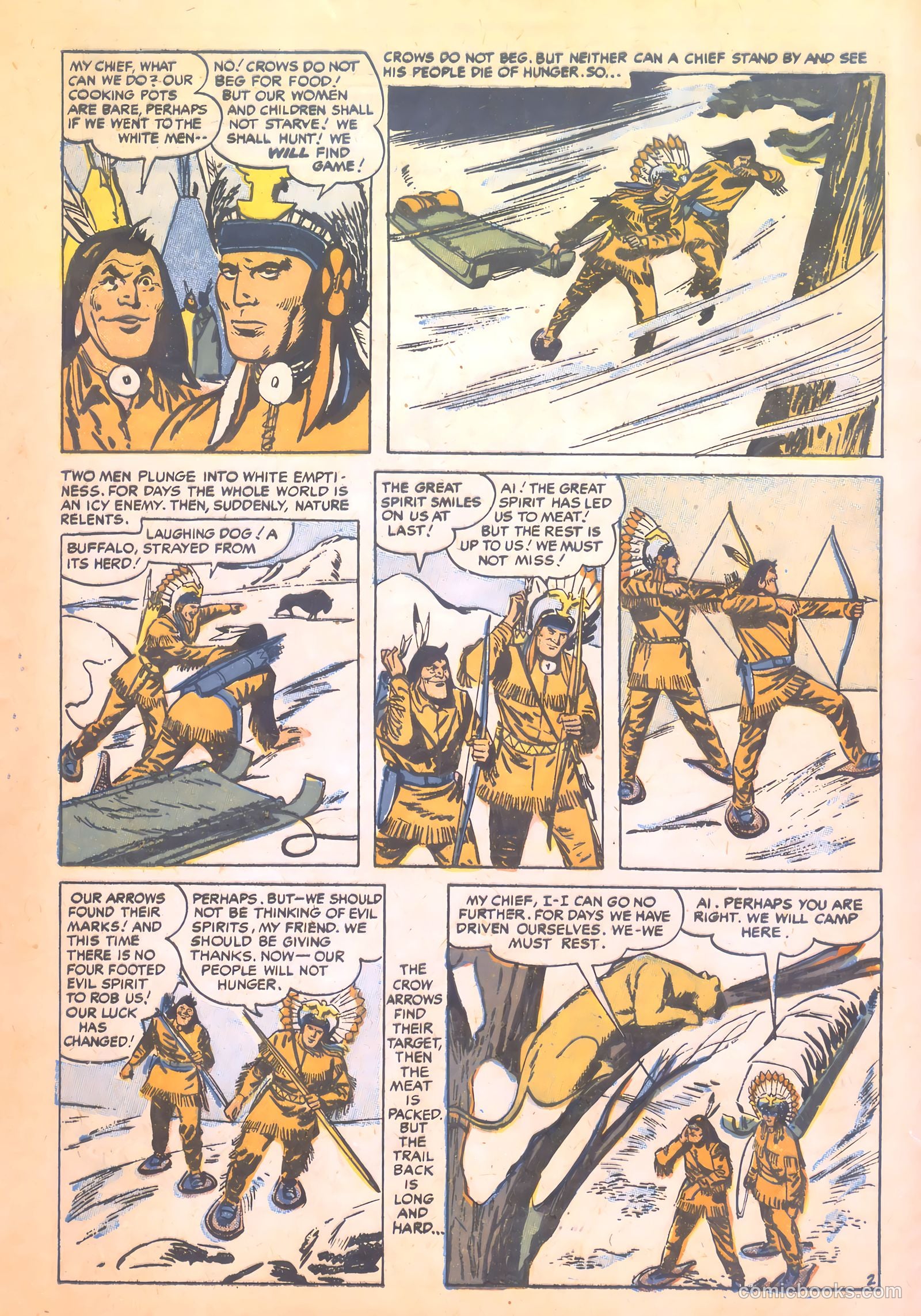 Prize Comics Western #119 (1950) — page 4 of 36