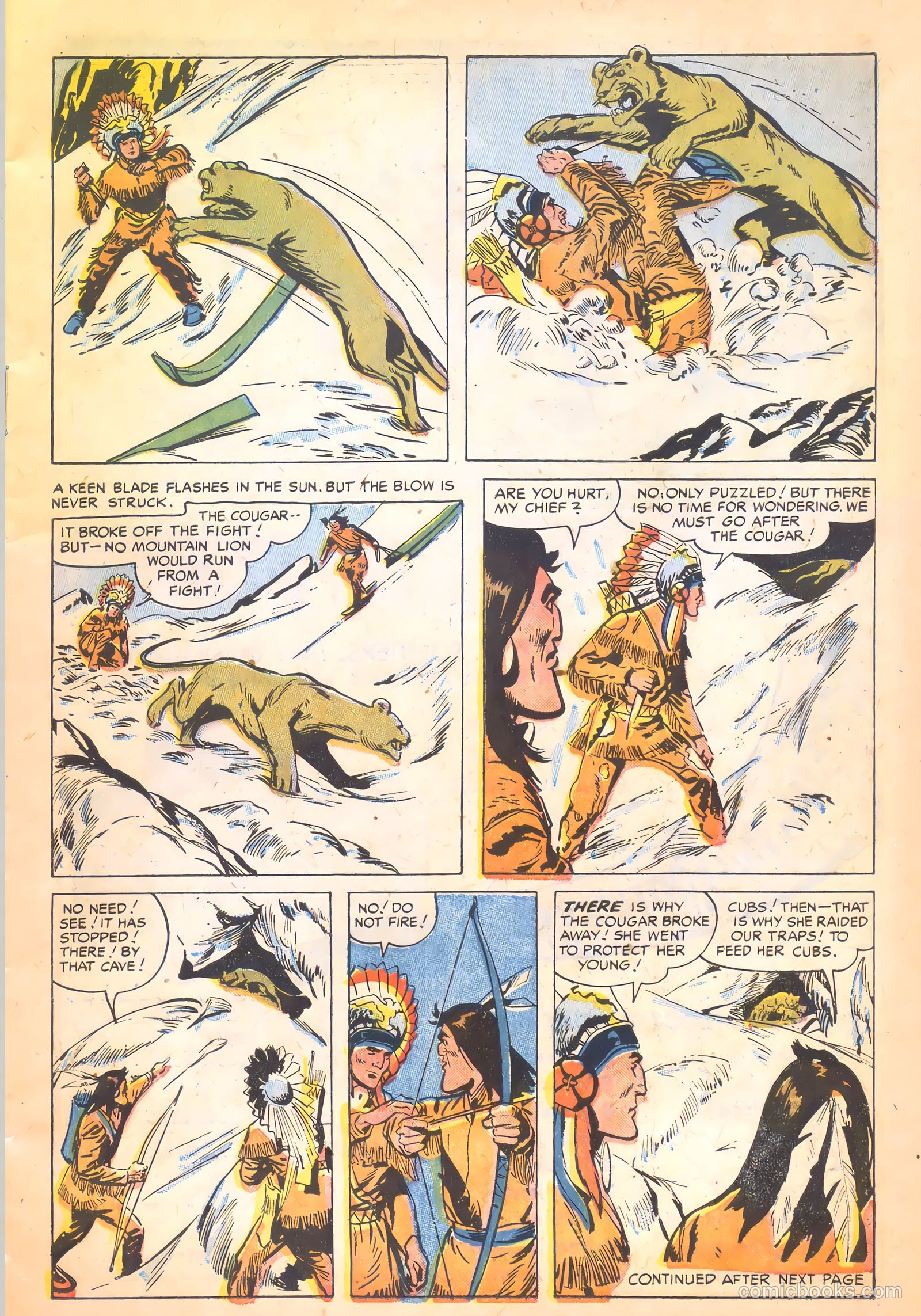 Prize Comics Western #119 (1950) — page 7 of 36