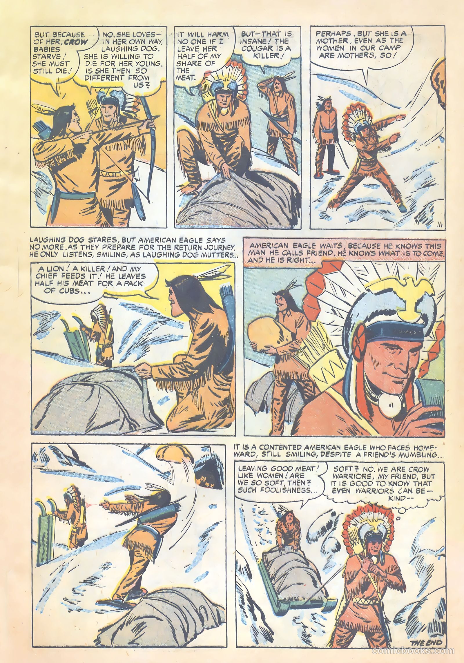 Prize Comics Western #119 (1950) — page 9 of 36