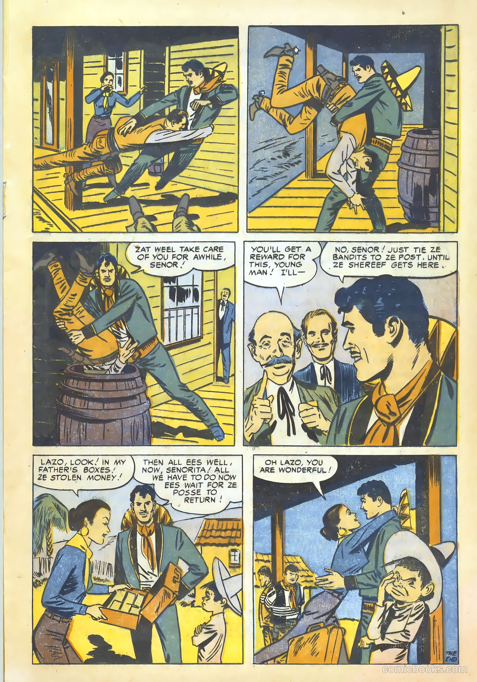 Prize Comics Western #119 (1950) — page 17 of 36