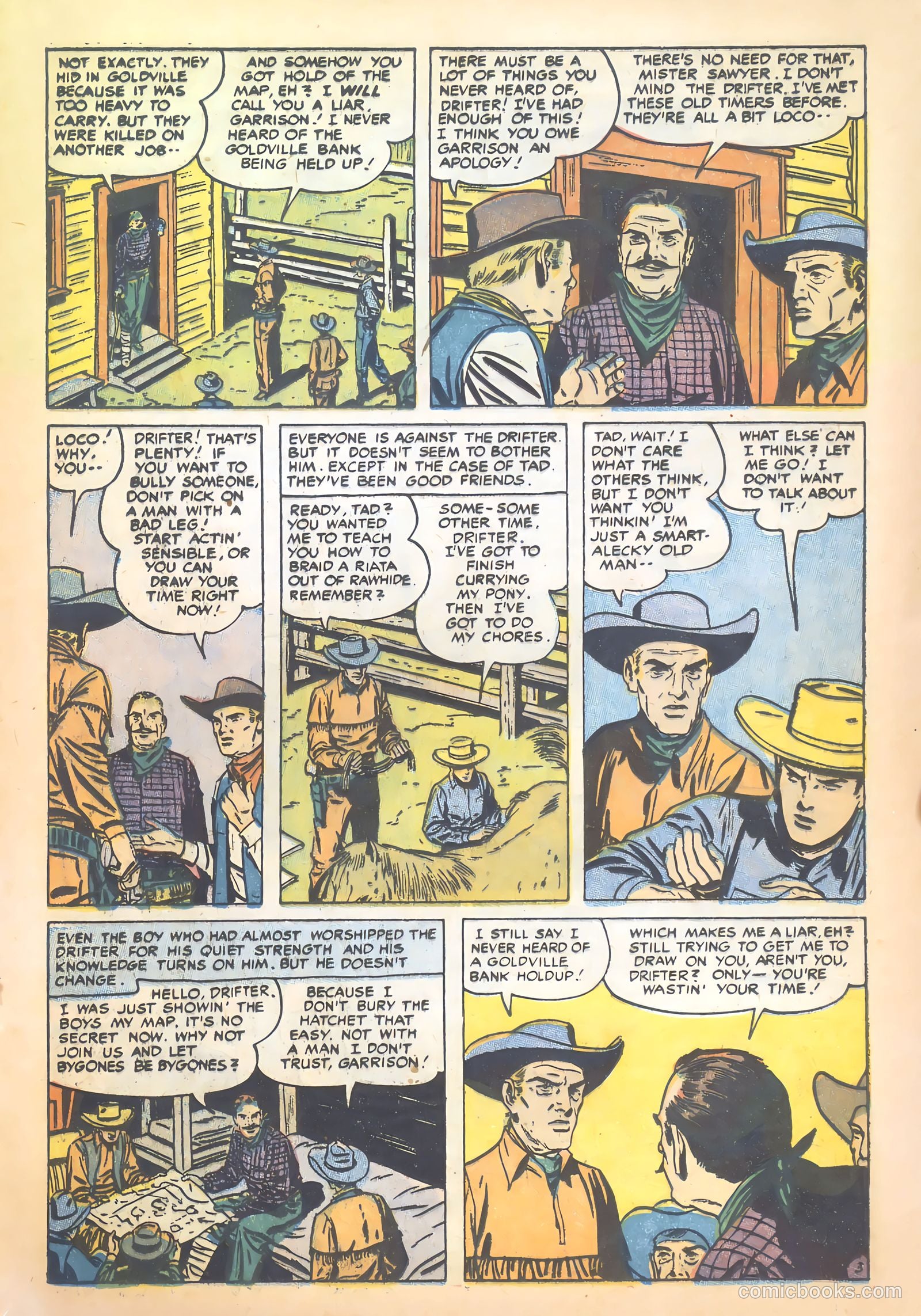 Prize Comics Western #119 (1950) — page 21 of 36