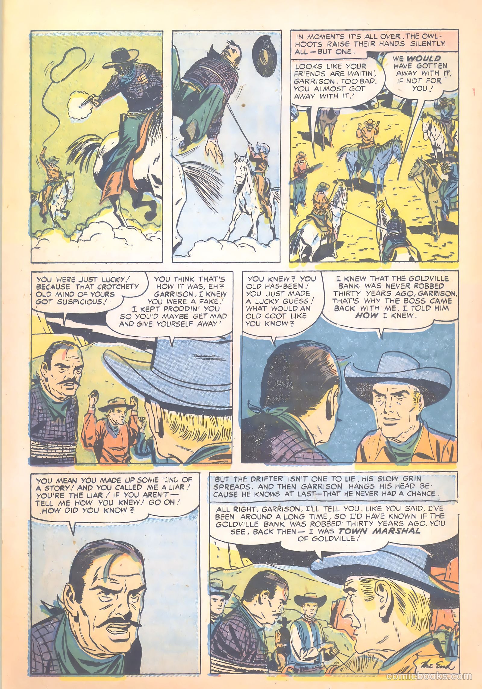 Prize Comics Western #119 (1950) — page 25 of 36
